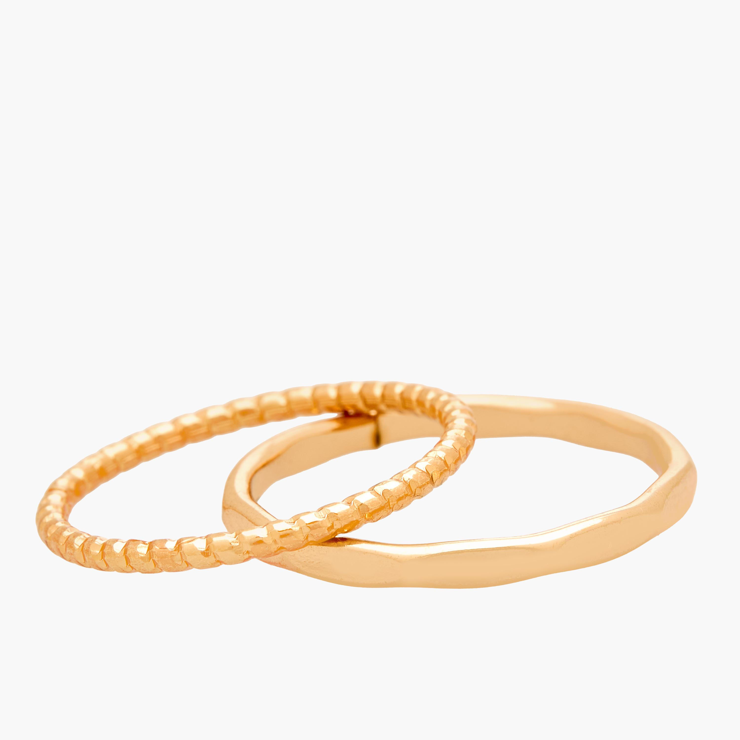 Set of 7 - Assorted Gold Tone Ring-women-watchesandjewellery-jewellery-rings-image-3