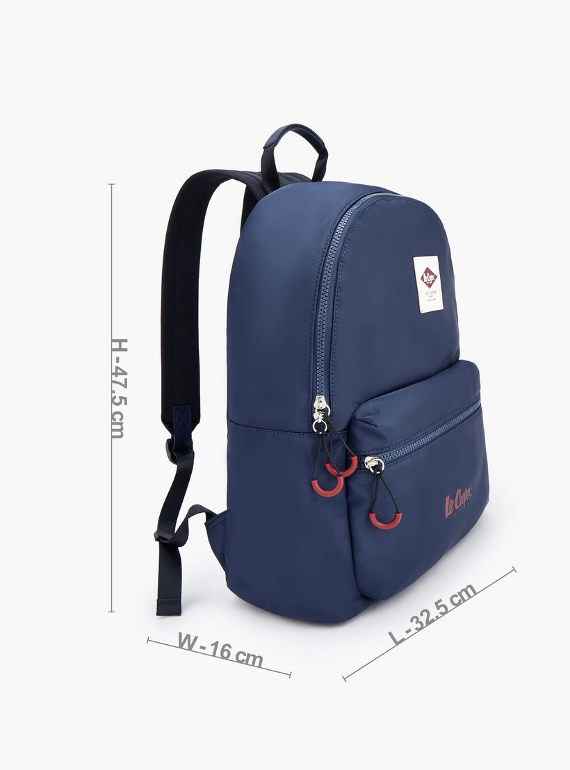 Lee Cooper Solid Backpack with Adjustable Shoulder Straps-school-bagsandbackpacks-backpacks-image-5