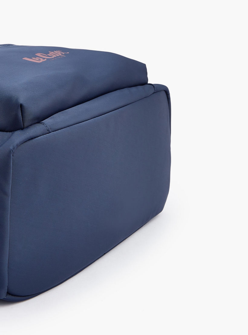 Lee Cooper Solid Backpack with Adjustable Shoulder Straps-school-bagsandbackpacks-backpacks-image-8