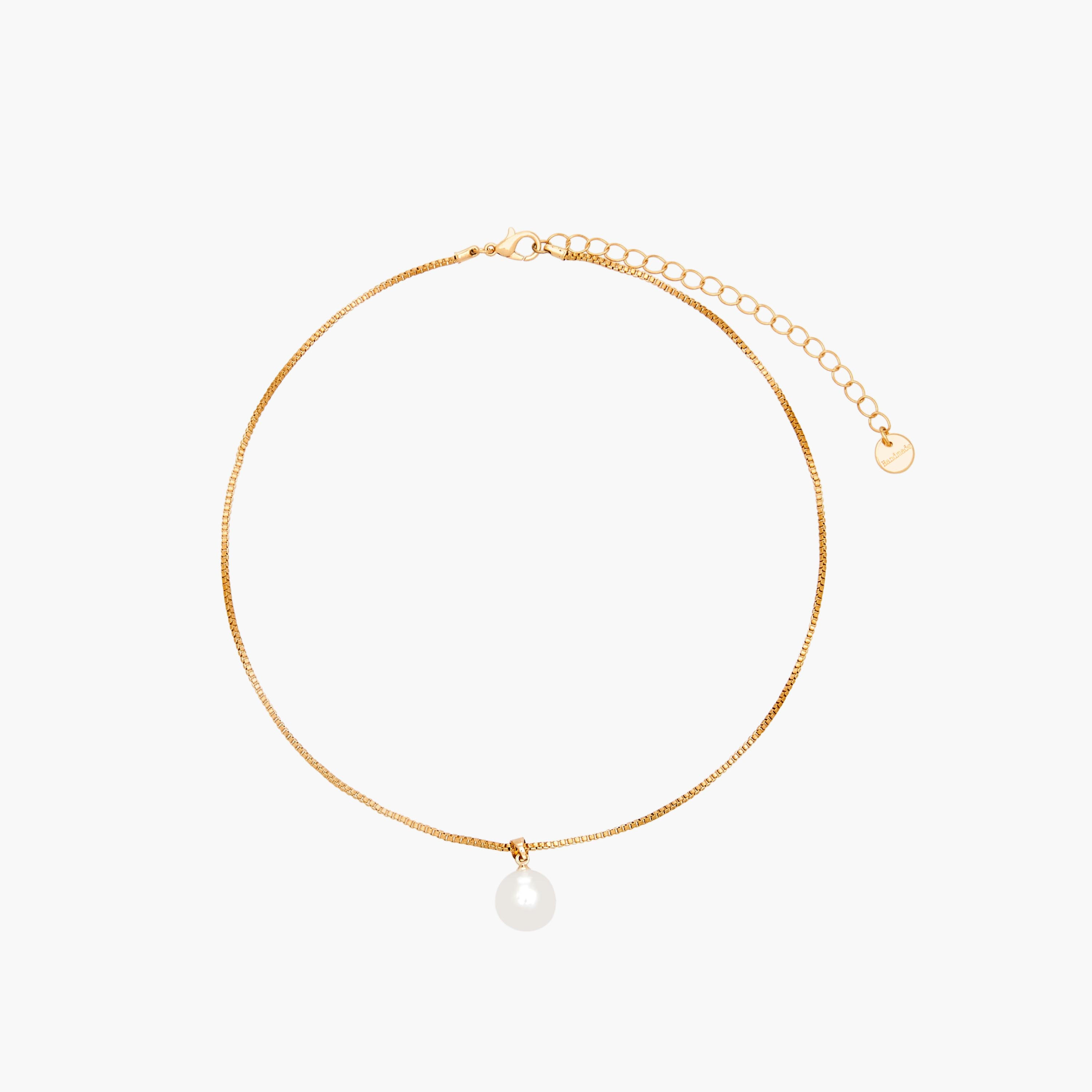 Set of 2 - Embellished Pearl Necklace and Earrings-women-watchesandjewellery-jewellery-jewellerysets-image-2