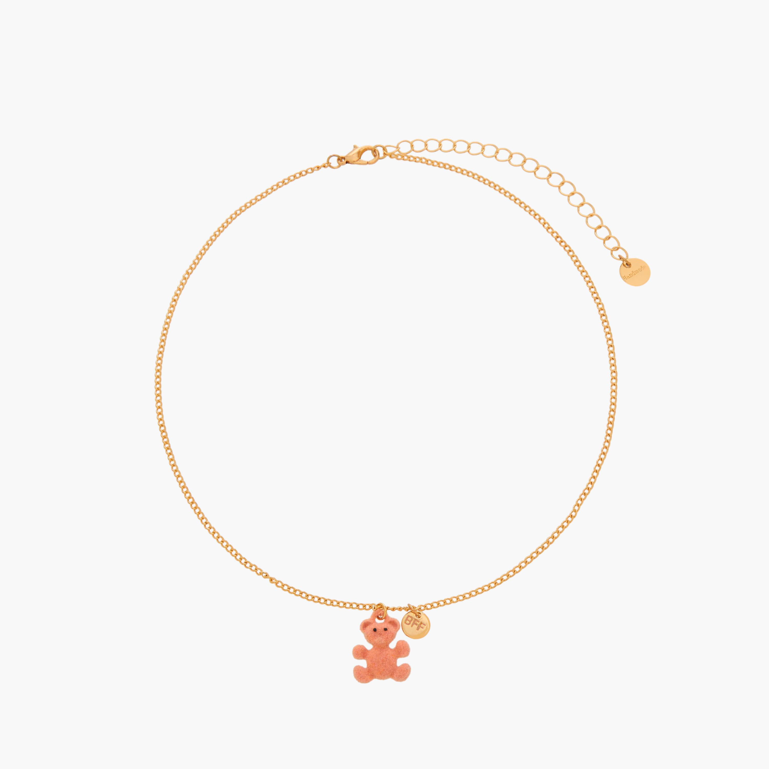 Pack of 2 Gold Tone Necklace with Bear Design-women-watchesandjewellery-jewellery-necklacesandpendants-image-2
