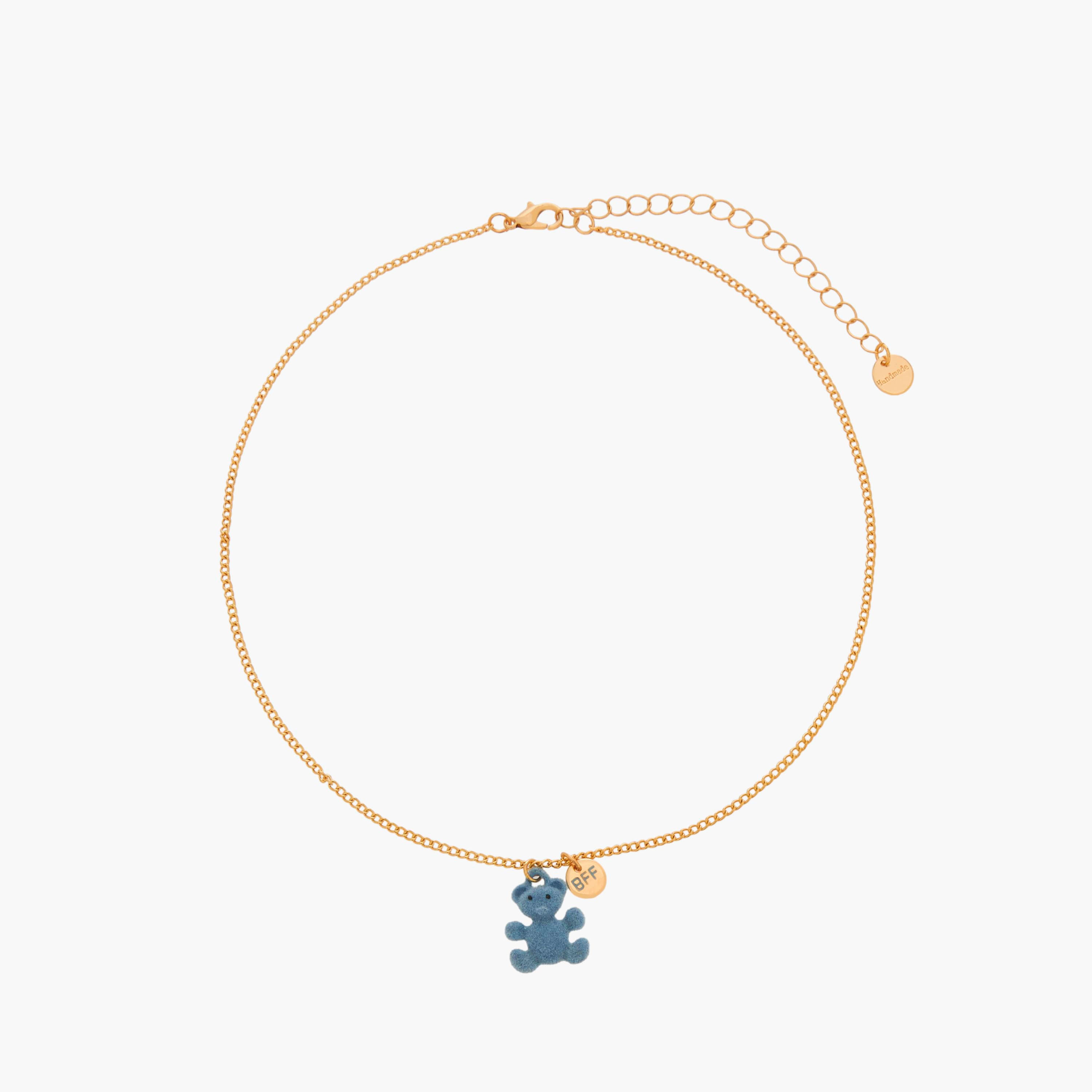 Pack of 2 Gold Tone Necklace with Bear Design-women-watchesandjewellery-jewellery-necklacesandpendants-image-3