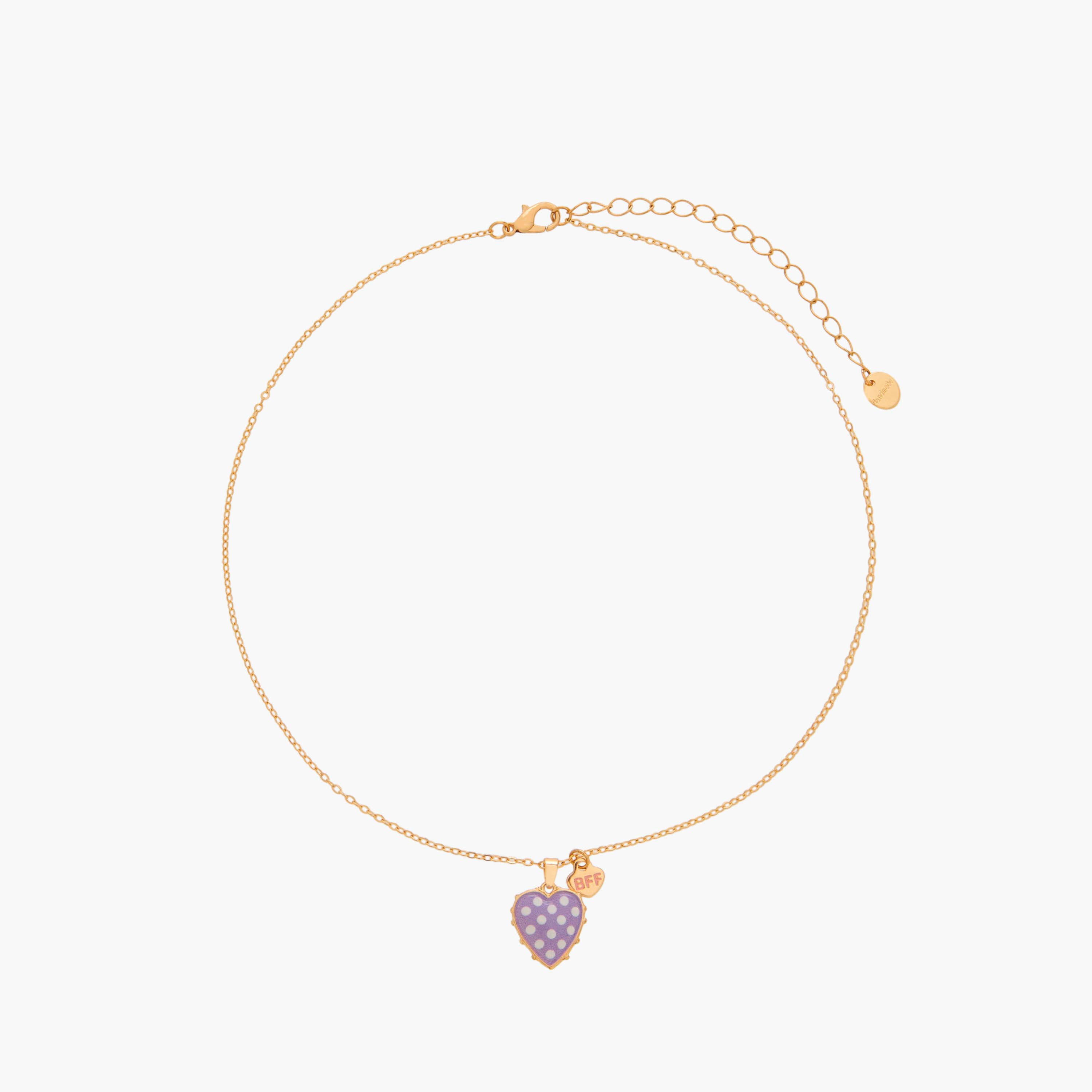 Pack of 2 Gold Tone Necklace with Heart Pendant-women-watchesandjewellery-jewellery-necklacesandpendants-image-2