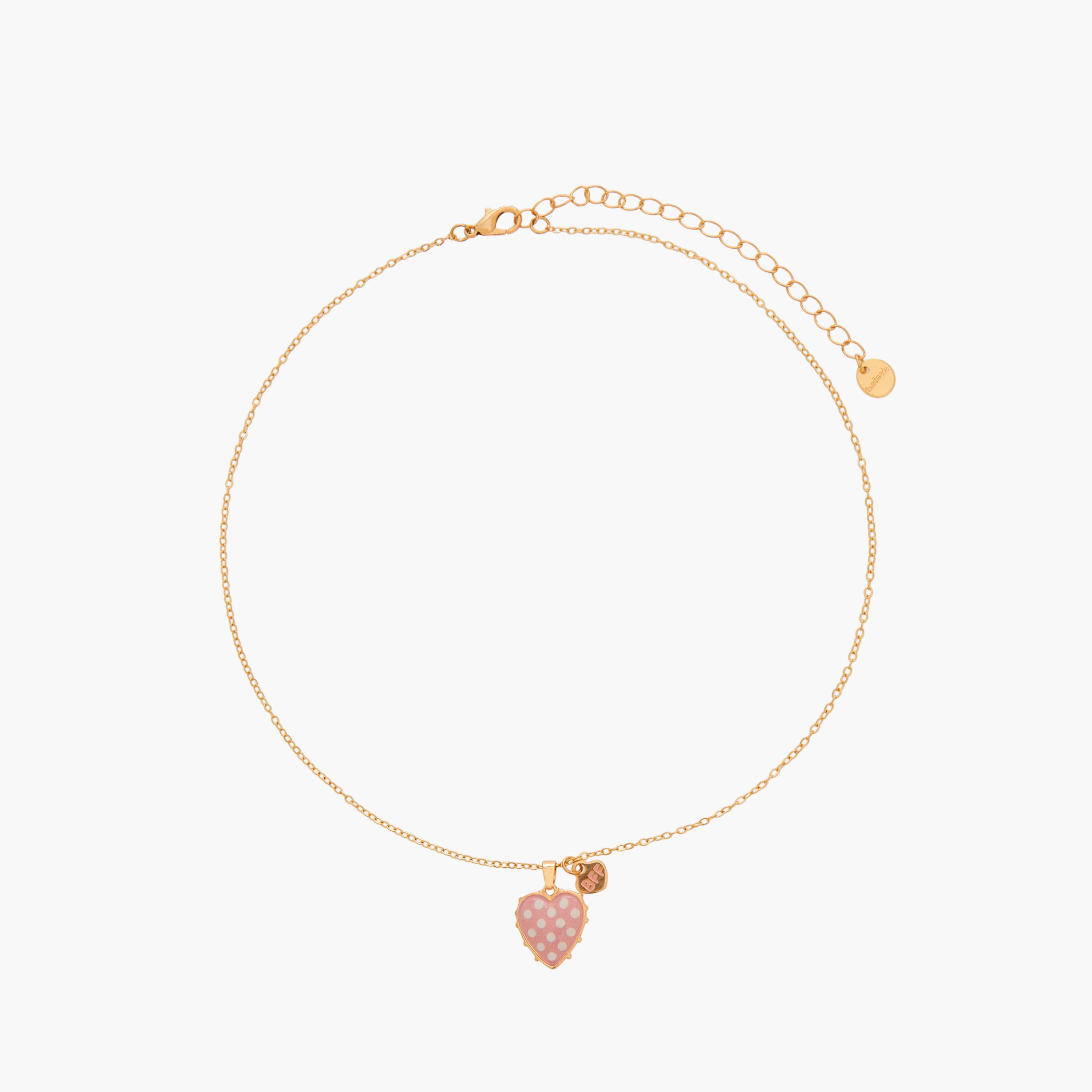 Pack of 2 Gold Tone Necklace with Heart Pendant-women-watchesandjewellery-jewellery-necklacesandpendants-image-3