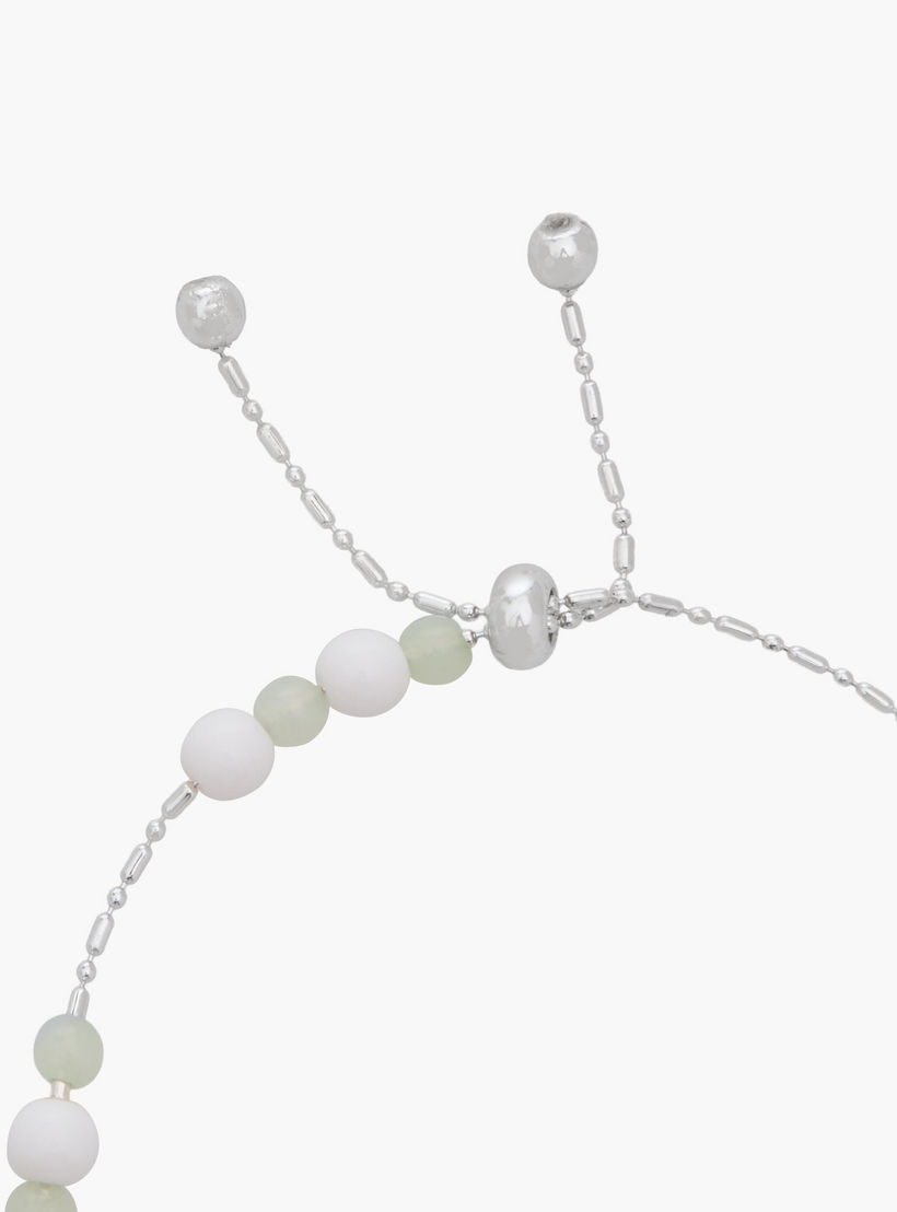 طقم أساور 3 قطع بتصميم خرز وميتاليك وحروف زينة-women-watchesandjewellery-jewellery-banglesandbracelets-image-7