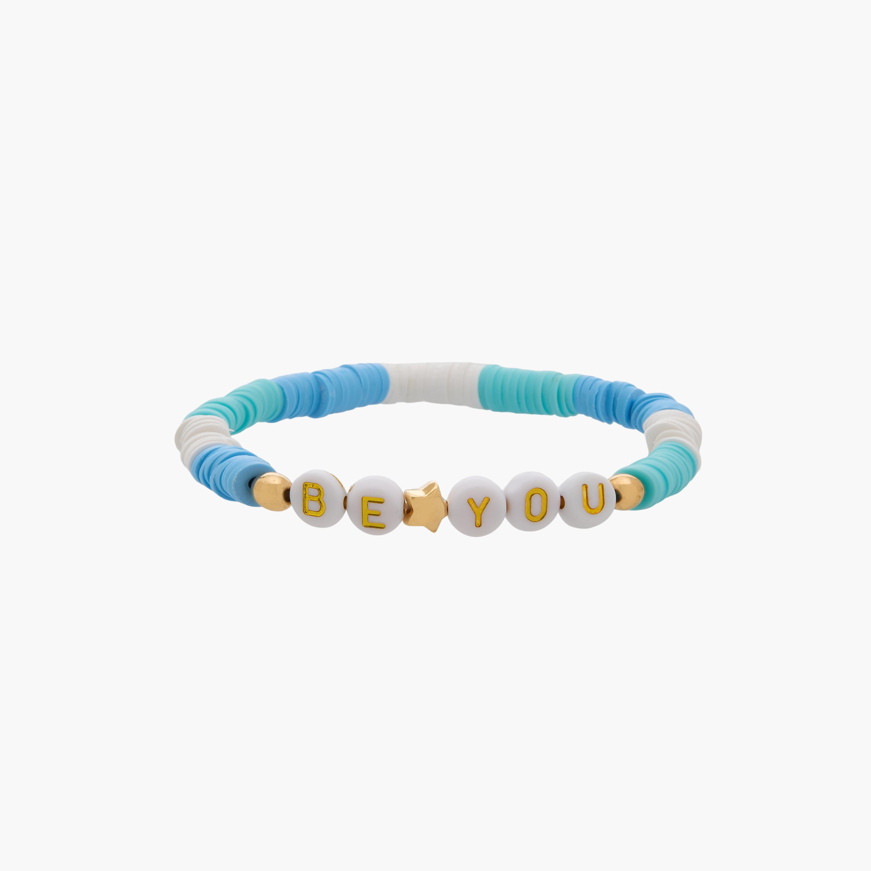 طقم من 5 أساور خرز معدنية قابلة للتمدد-women-watchesandjewellery-jewellery-banglesandbracelets-image-2