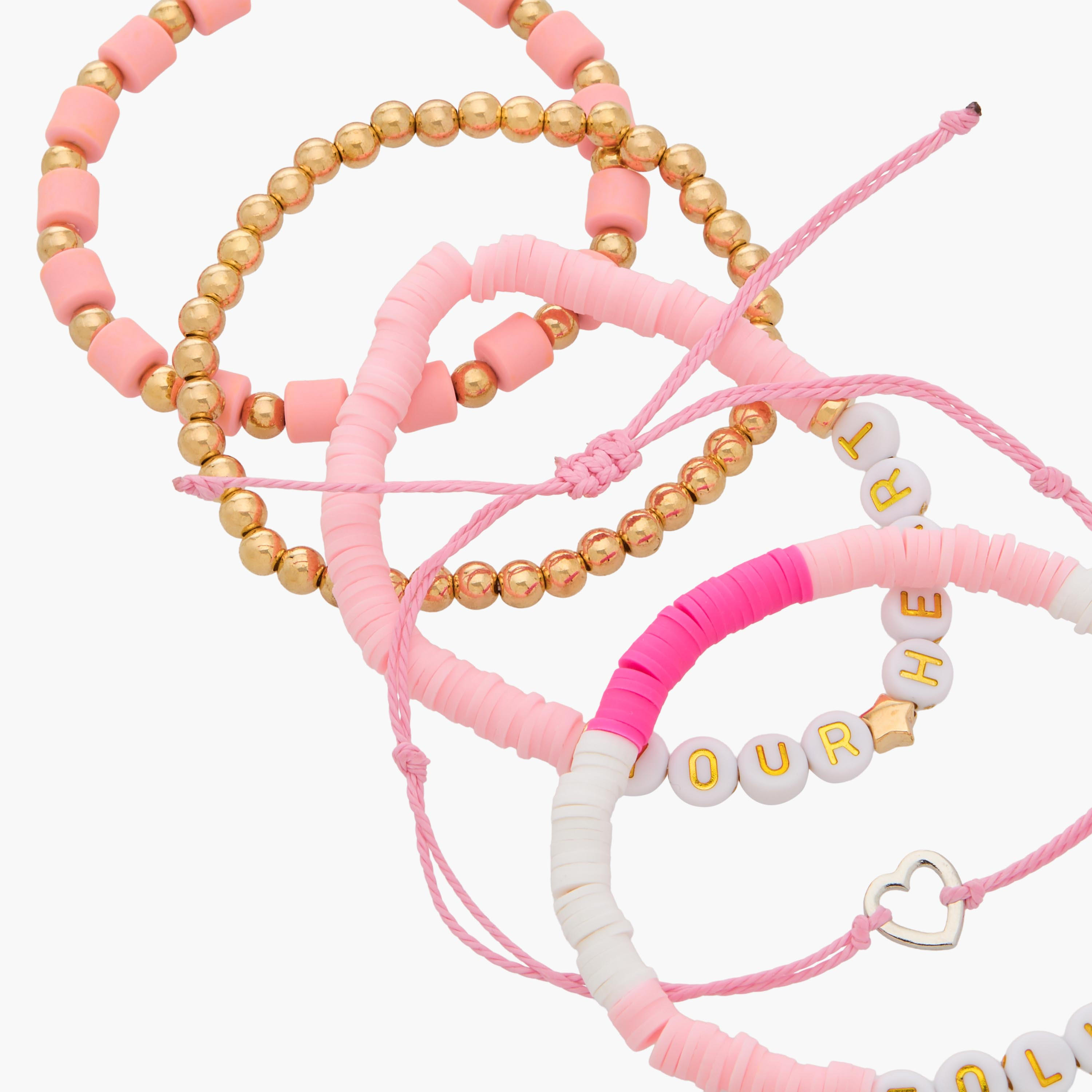 Pack of 5 Metallic Beaded Charm Bracelet-women-watchesandjewellery-jewellery-banglesandbracelets-image-12