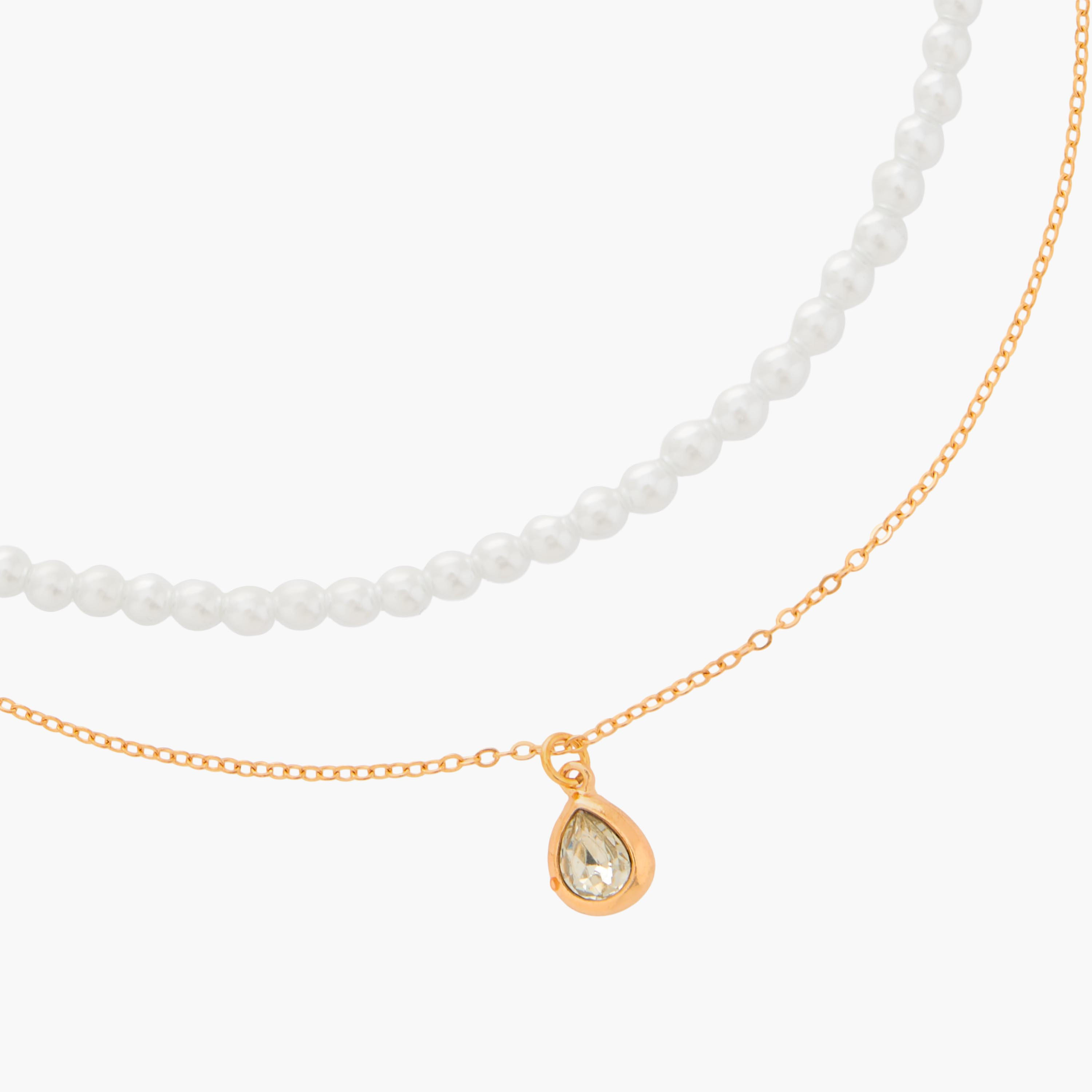 Set of 2 - Metallic Necklace with Assorted Design-women-watchesandjewellery-jewellery-necklacesandpendants-image-4