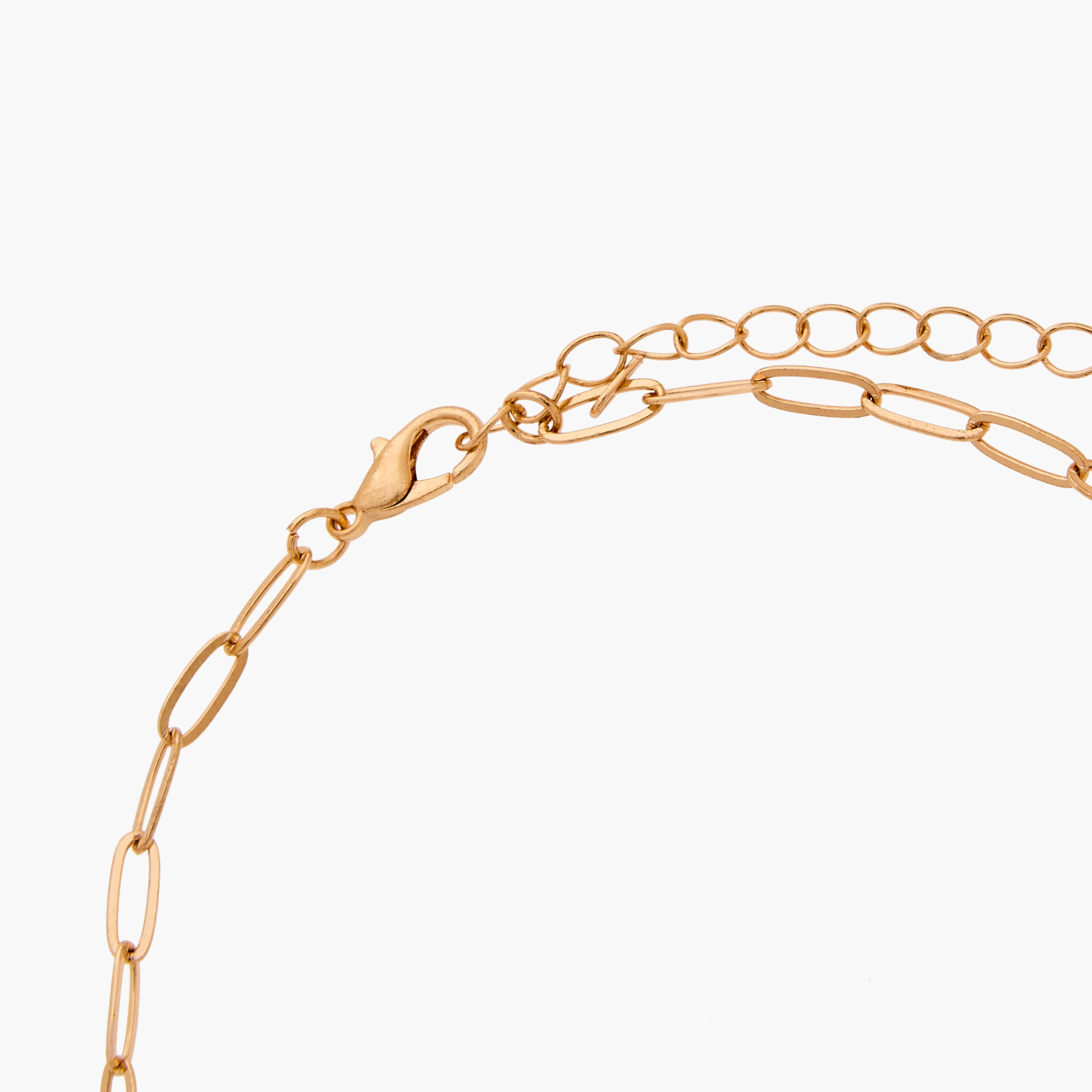 Gold Tone Necklace with Charm Pendants-women-watchesandjewellery-jewellery-necklacesandpendants-image-4
