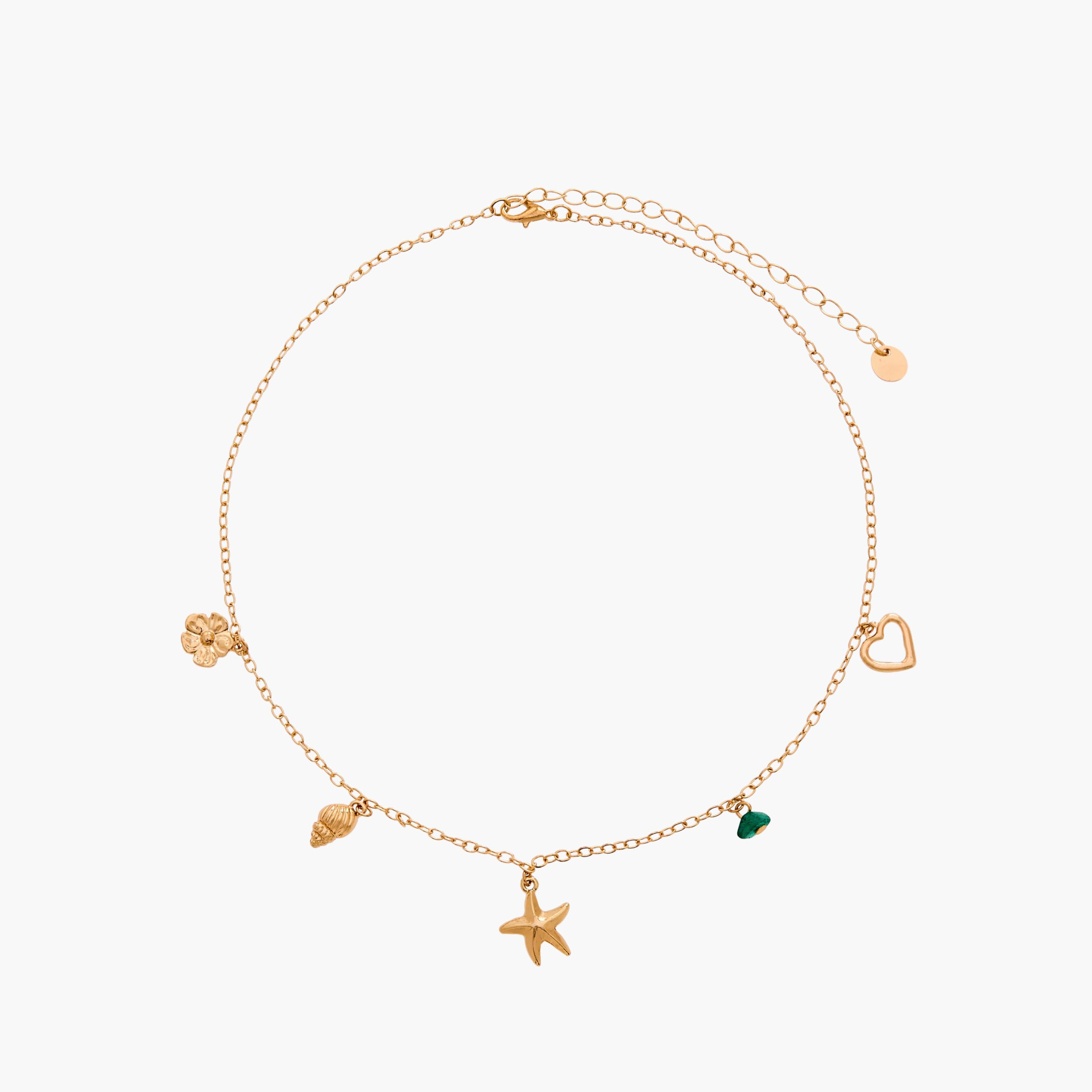 Pack of 2 Gold Tone Necklace with Charm Pendant-women-watchesandjewellery-jewellery-necklacesandpendants-image-2