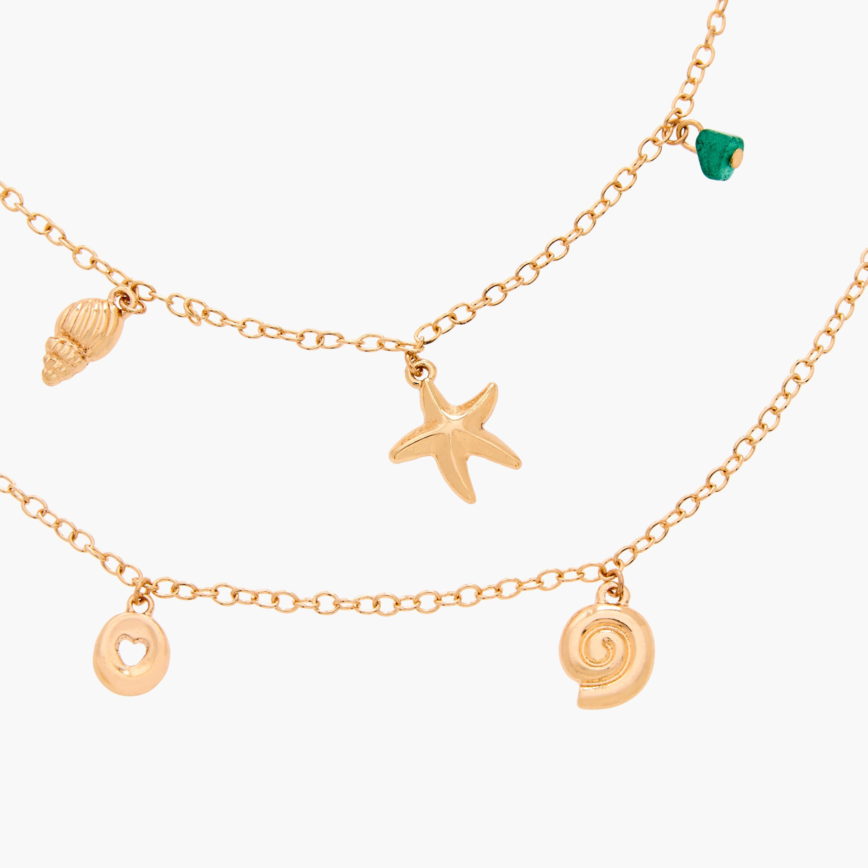 Pack of 2 Gold Tone Necklace with Charm Pendant-women-watchesandjewellery-jewellery-necklacesandpendants-image-4