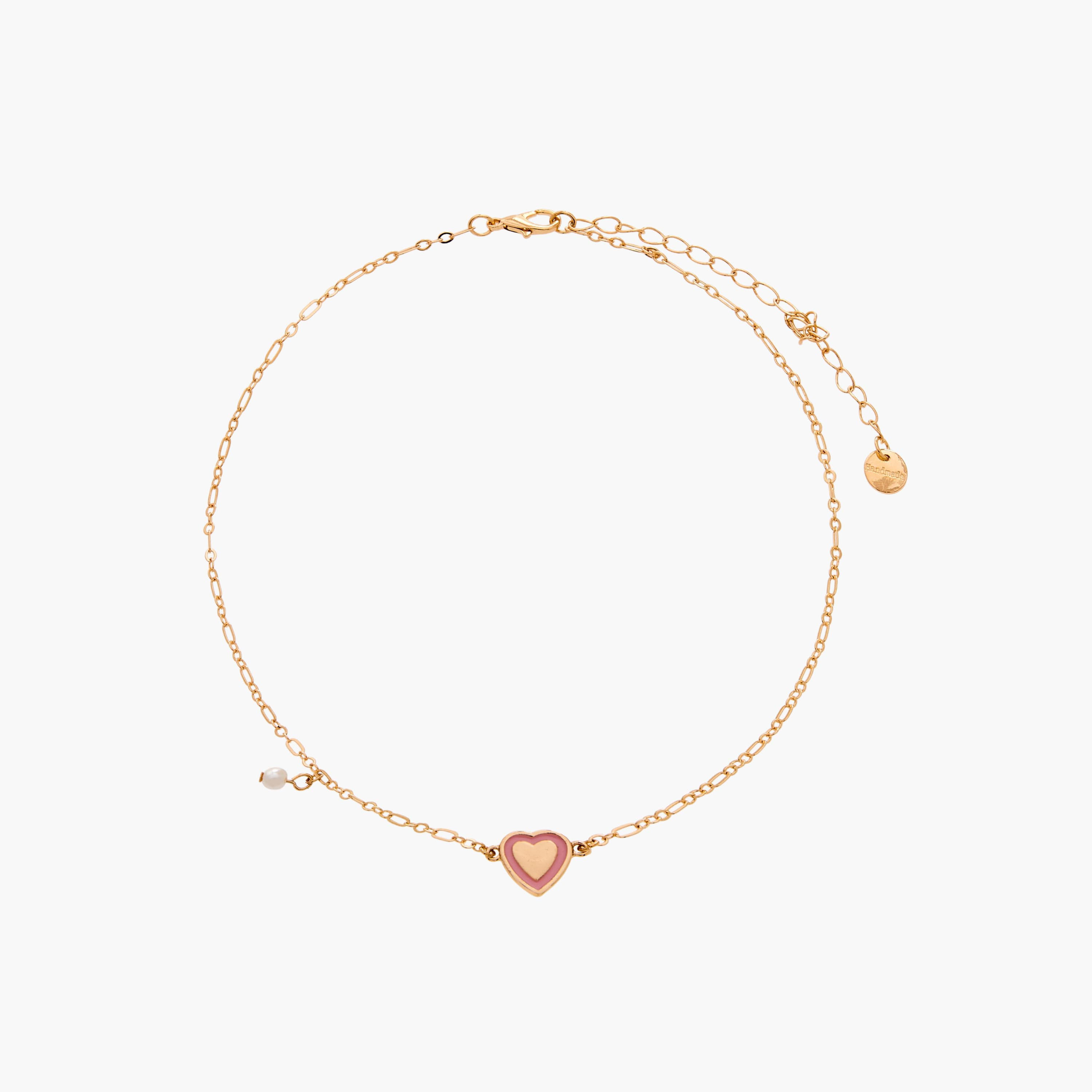 Pack of 2 Gold Tone Necklace with Heart Pendant-women-watchesandjewellery-jewellery-necklacesandpendants-image-3