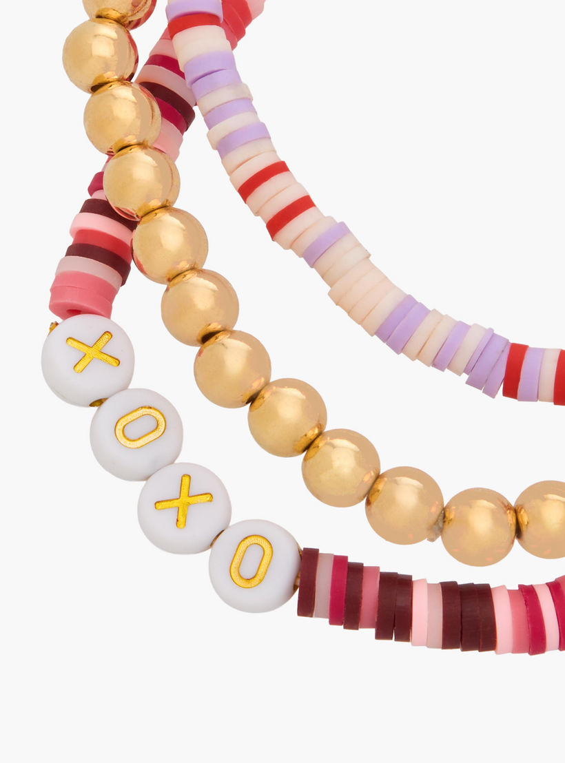 طقم من 5 أساور خرز معدنية قابلة للتمدد-women-watchesandjewellery-jewellery-banglesandbracelets-image-13