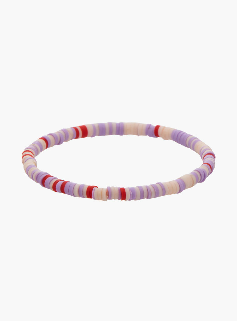 طقم من 5 أساور خرز معدنية قابلة للتمدد-women-watchesandjewellery-jewellery-banglesandbracelets-image-2