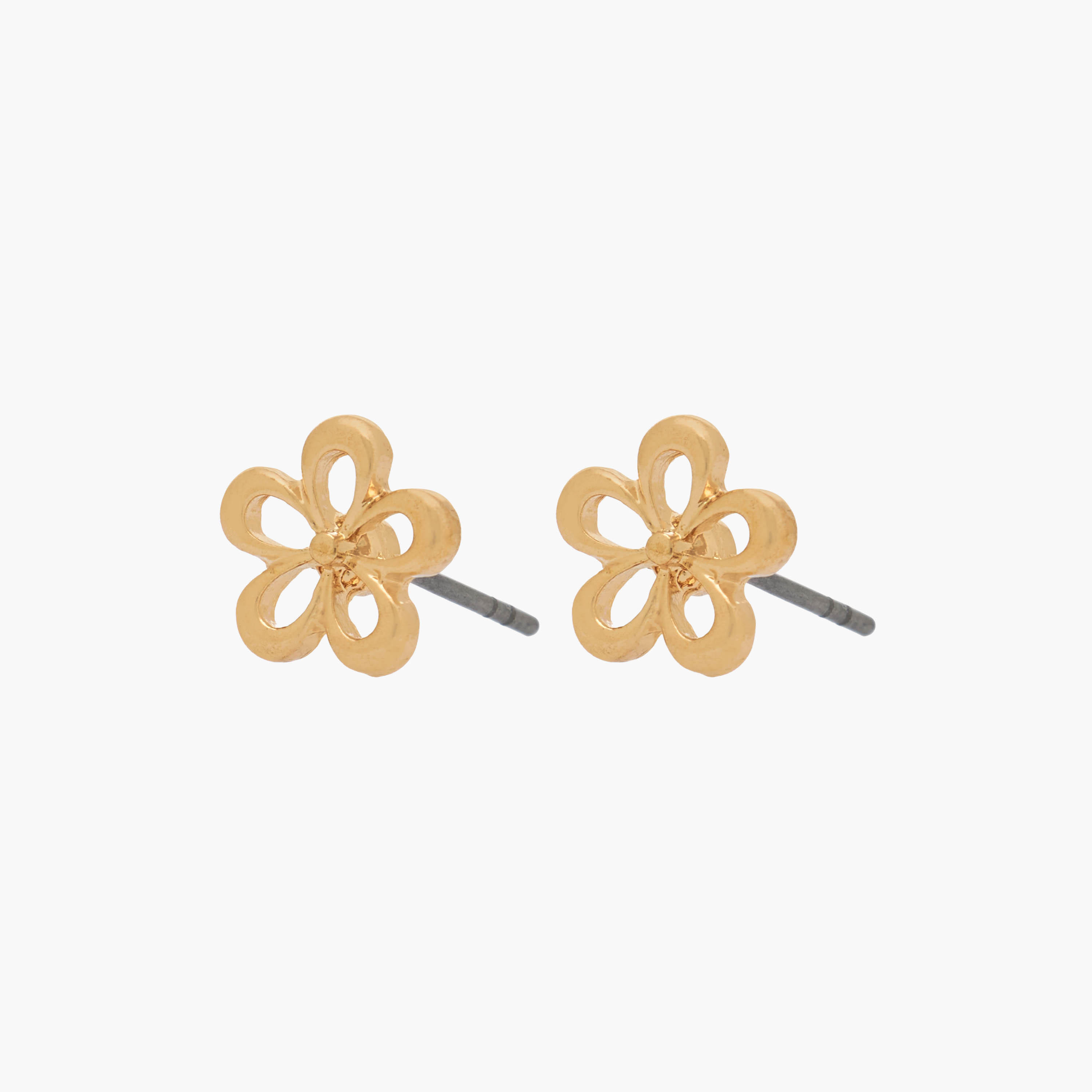 Pack of 9 Gold Tone Stud Earrings with Pushback Closure-women-watchesandjewellery-jewellery-earrings-image-5