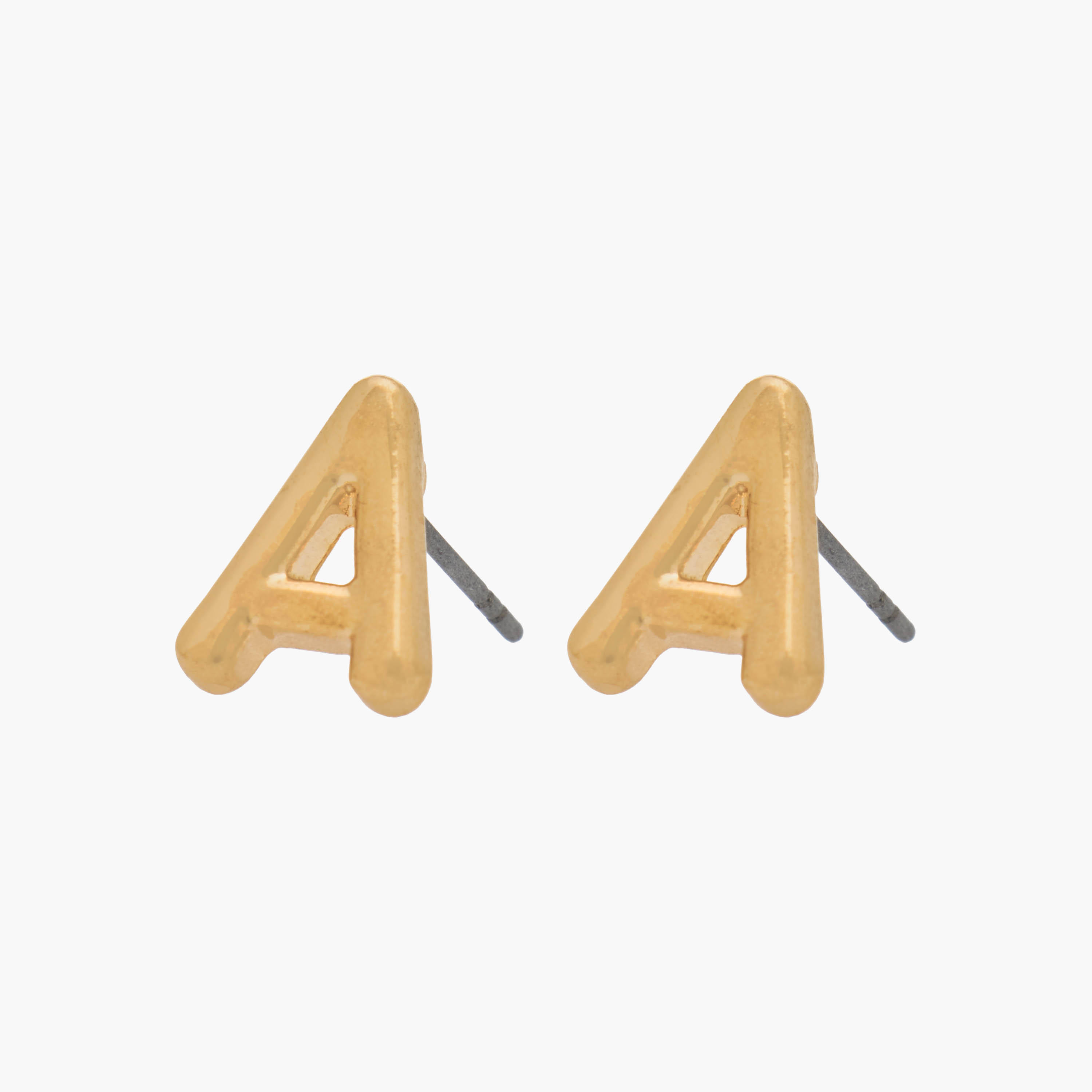 Pack of 9 Gold Tone Stud Earrings with Pushback Closure-women-watchesandjewellery-jewellery-earrings-image-5