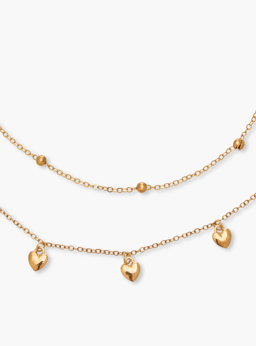 Pack of 2 Gold Tone Necklace with Charms-women-watchesandjewellery-jewellery-necklacesandpendants-image-4