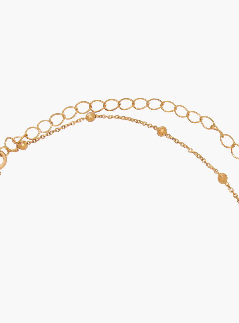 Gold Tone Necklace with Butterfly Pendant-women-watchesandjewellery-jewellery-necklacesandpendants-image-4