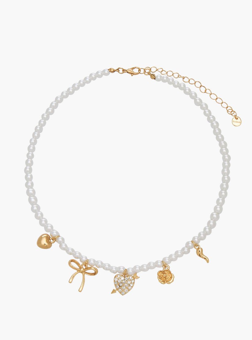 Set of 5 - Gold Tone Pendant Necklace with Assorted Designs-women-watchesandjewellery-jewellery-necklacesandpendants-image-2