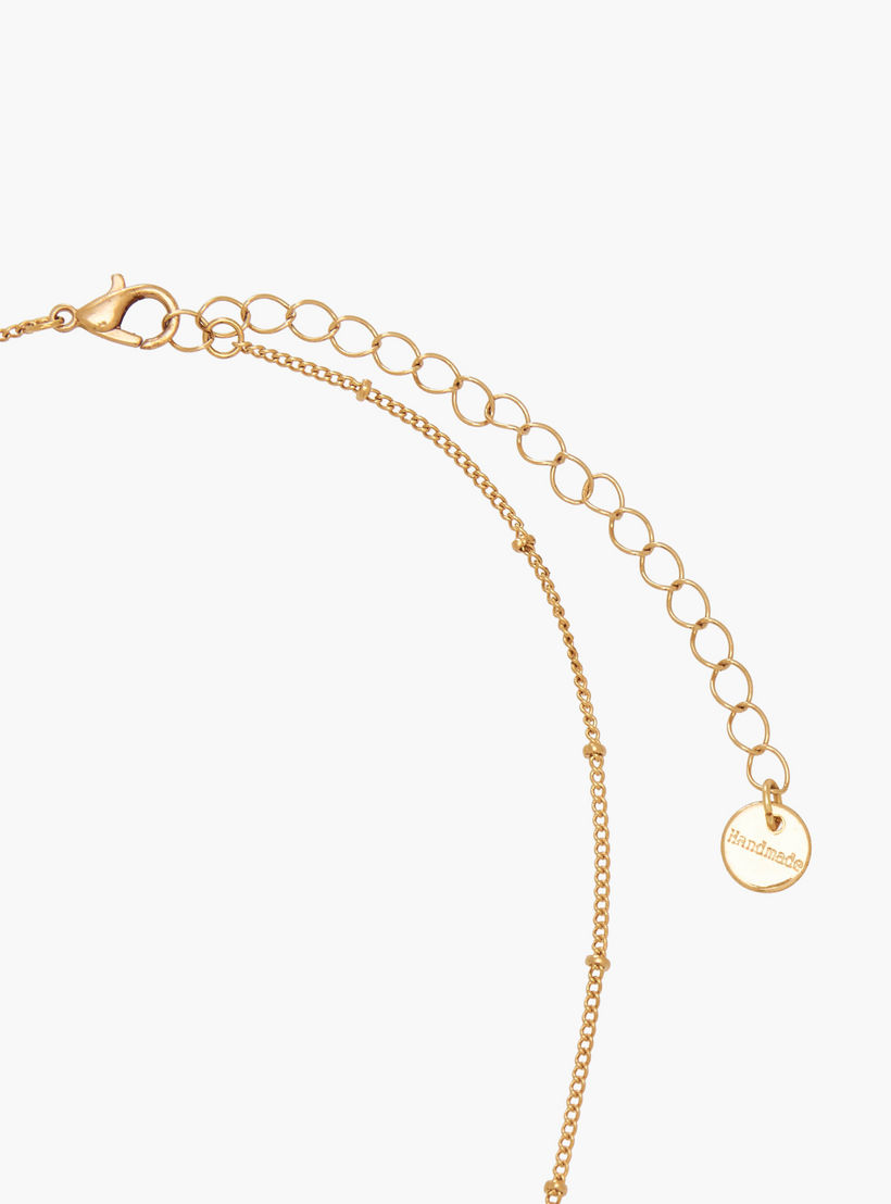 Set of 5 - Gold Tone Pendant Necklace with Assorted Designs-women-watchesandjewellery-jewellery-necklacesandpendants-image-7