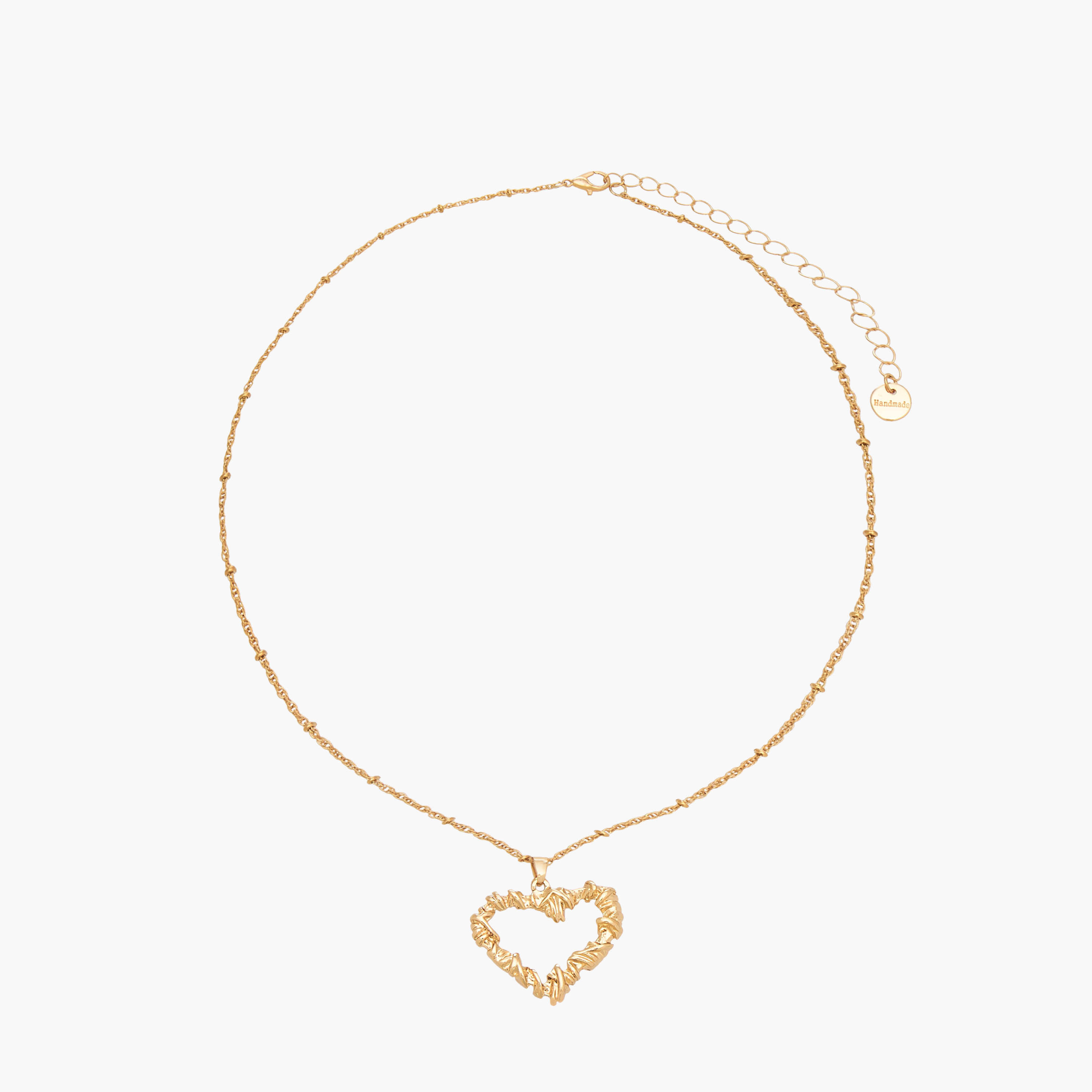 Pack of 3 Gold Tone Necklace with Heart Pendant-women-watchesandjewellery-jewellery-necklacesandpendants-image-2