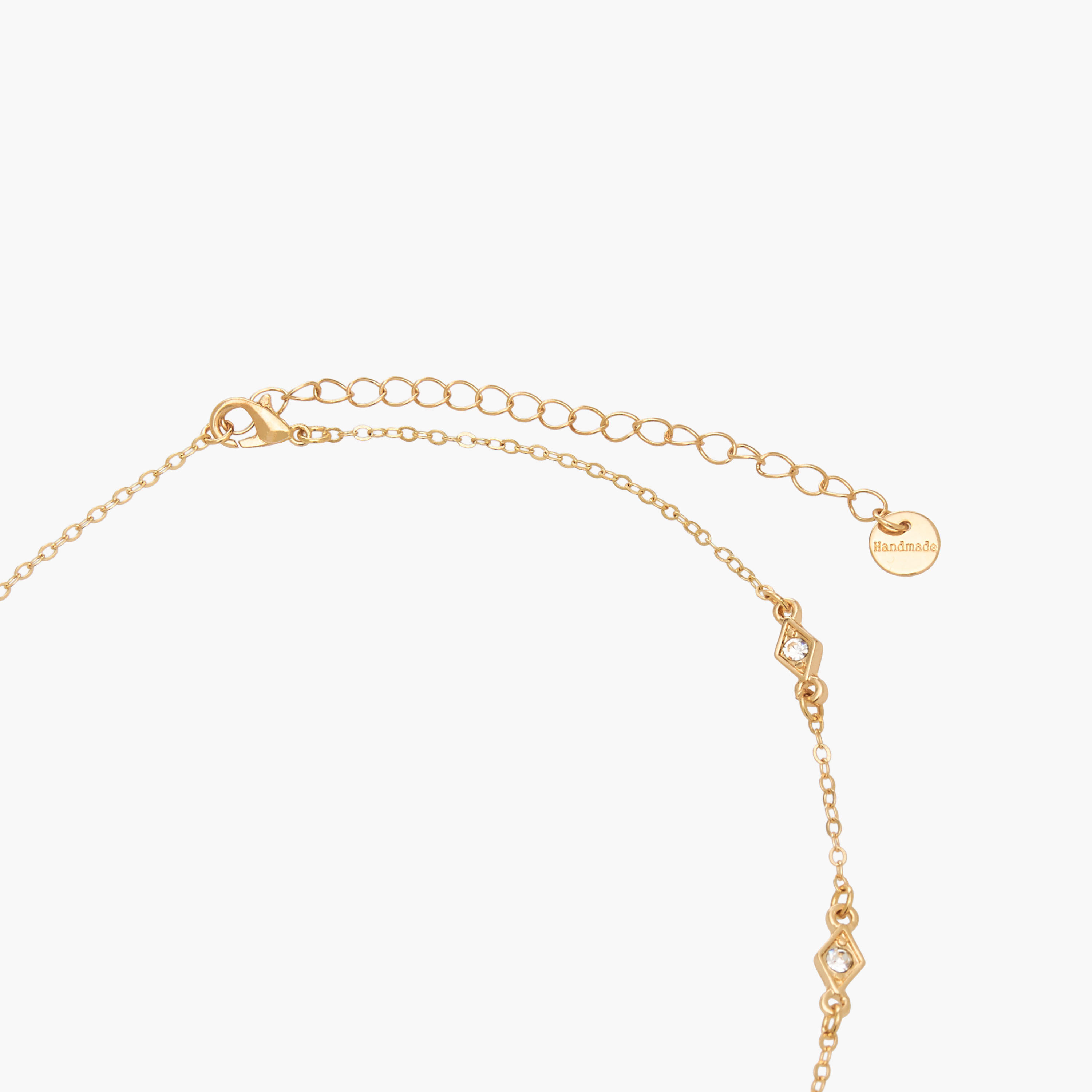 Gold Tone Necklace with Y Shaped Design-women-watchesandjewellery-jewellery-necklacesandpendants-image-4