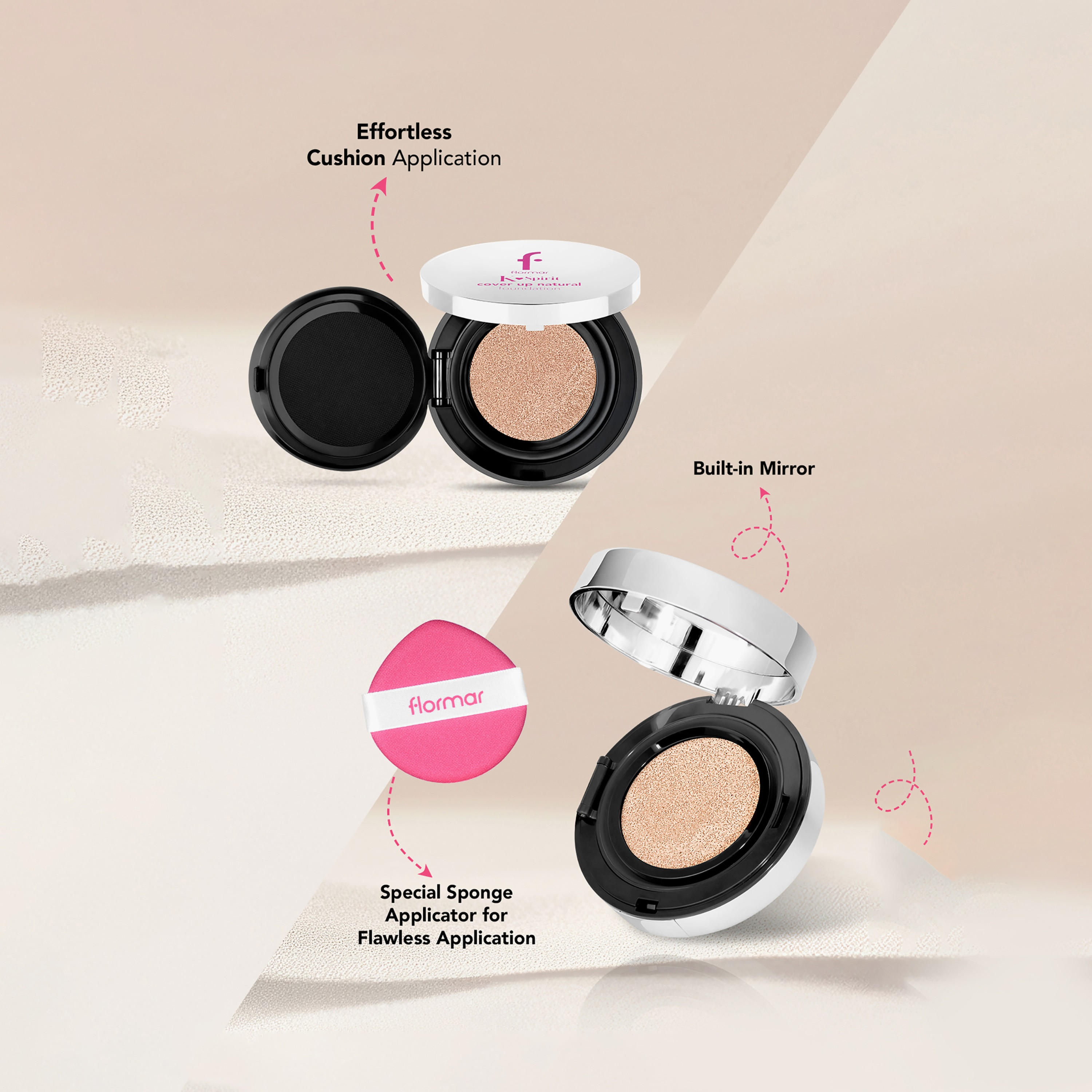 كريم أساس فلورمار كي-سبيريت كوفر أب مات كوشن 15 غرام-beautyandpersonalcare-makeup-face-foundations-image-2