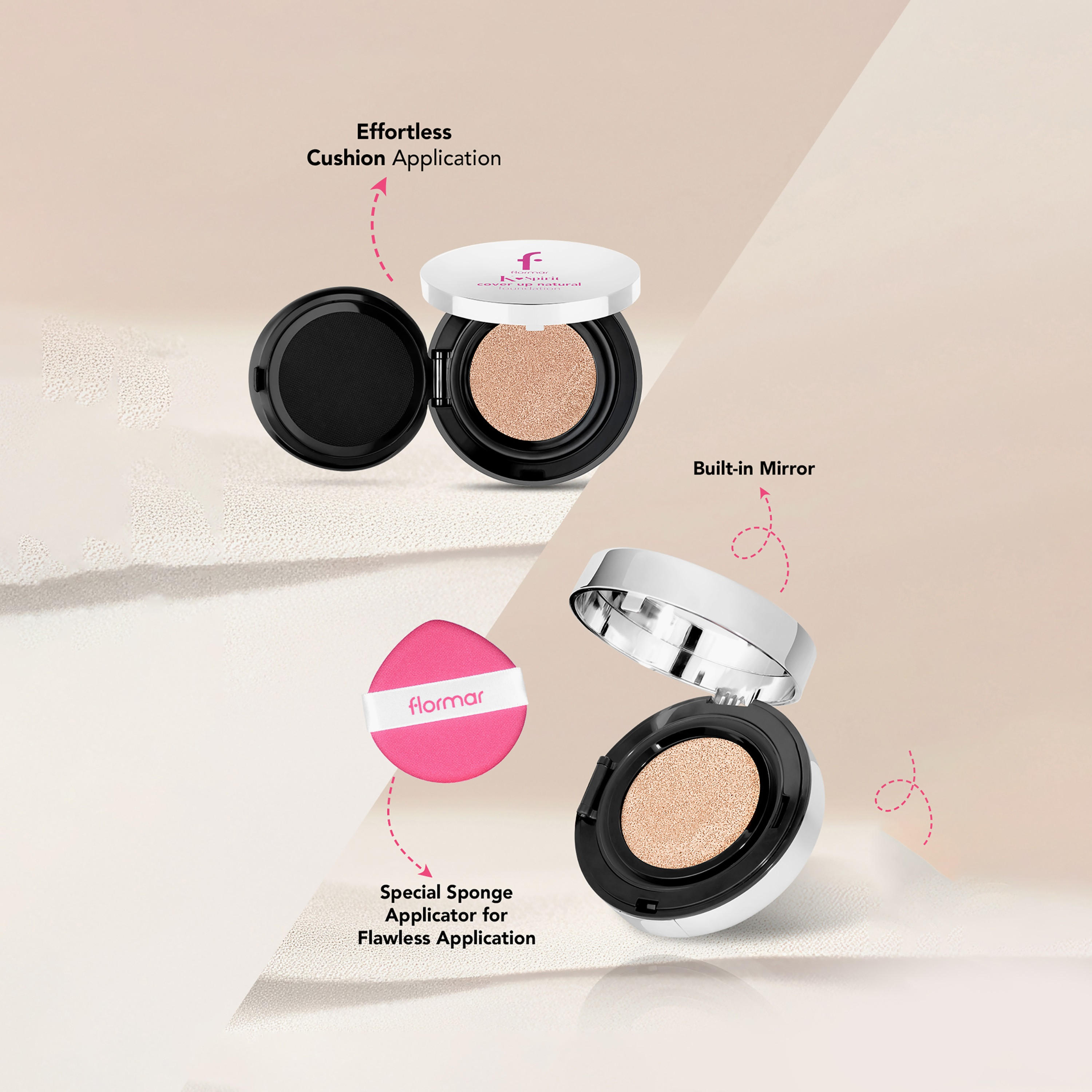 كريم أساس فلورمار كي-سبيريت كوفر أب مات كوشن 15 غرام-beautyandpersonalcare-makeup-face-foundations-image-2