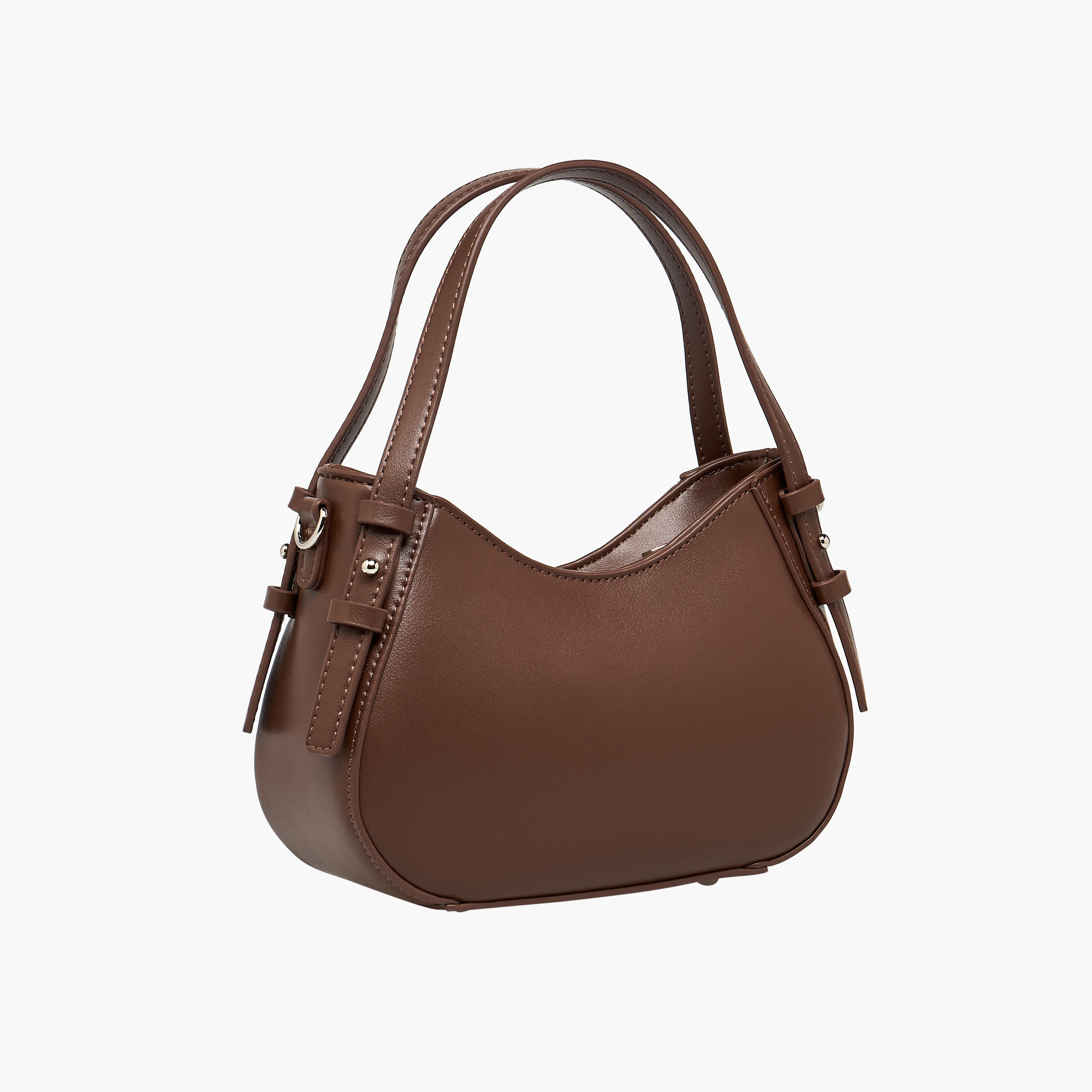 Chrisbella Textured Shoulder Bag with Detachable Strap-women-bagsandwallets-handbags-image-3