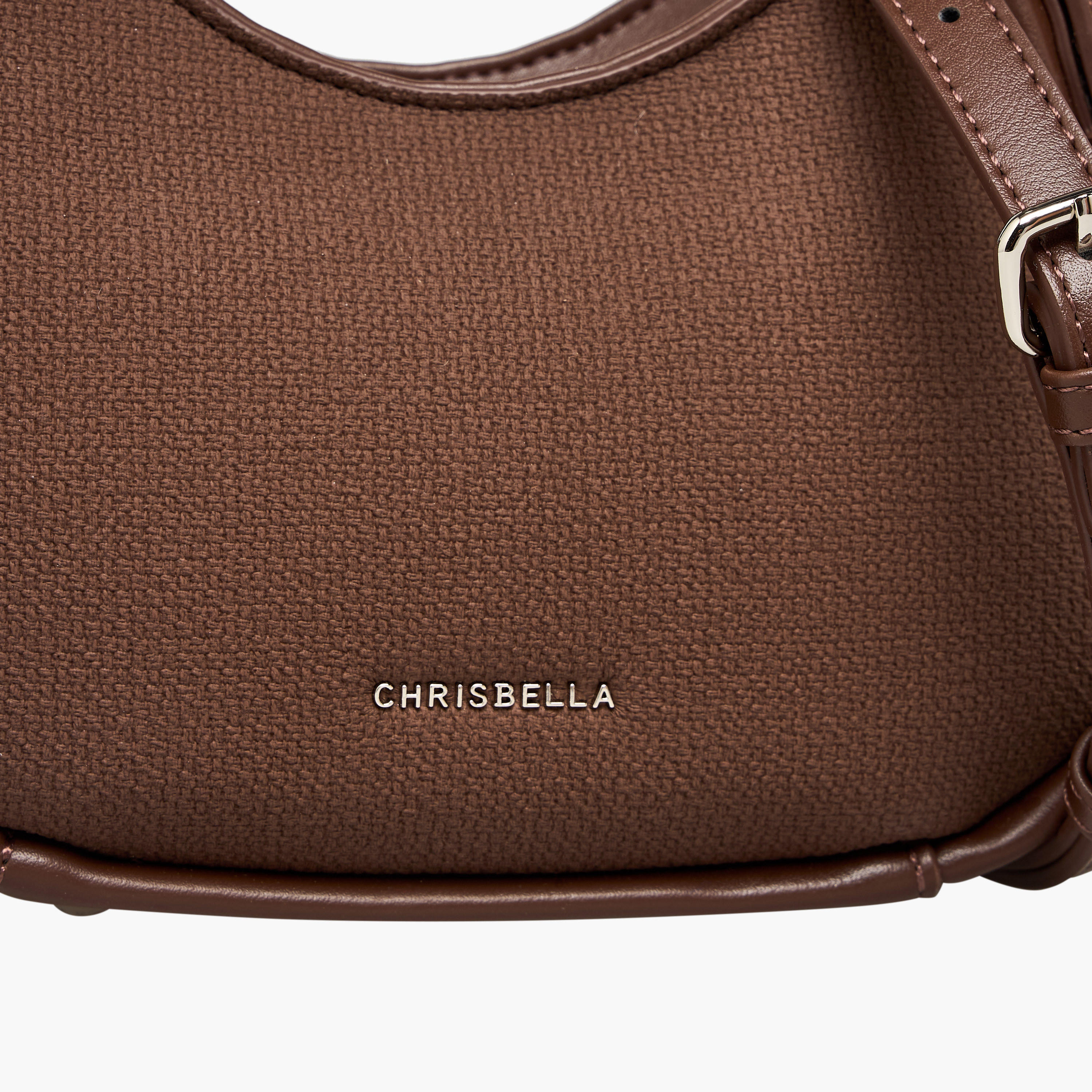 Chrisbella Textured Shoulder Bag with Detachable Strap-women-bagsandwallets-handbags-image-4