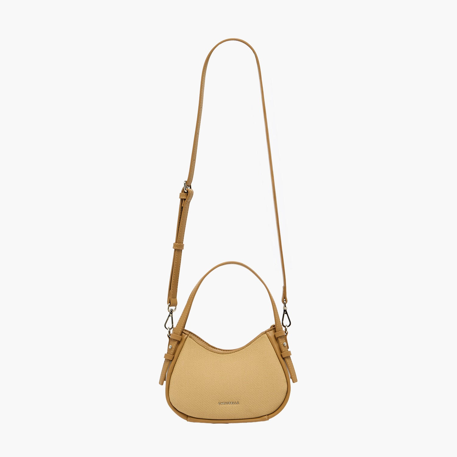 Chrisbella Solid Shoulder Bag with Detachable Strap-women-bagsandwallets-handbags-image-2