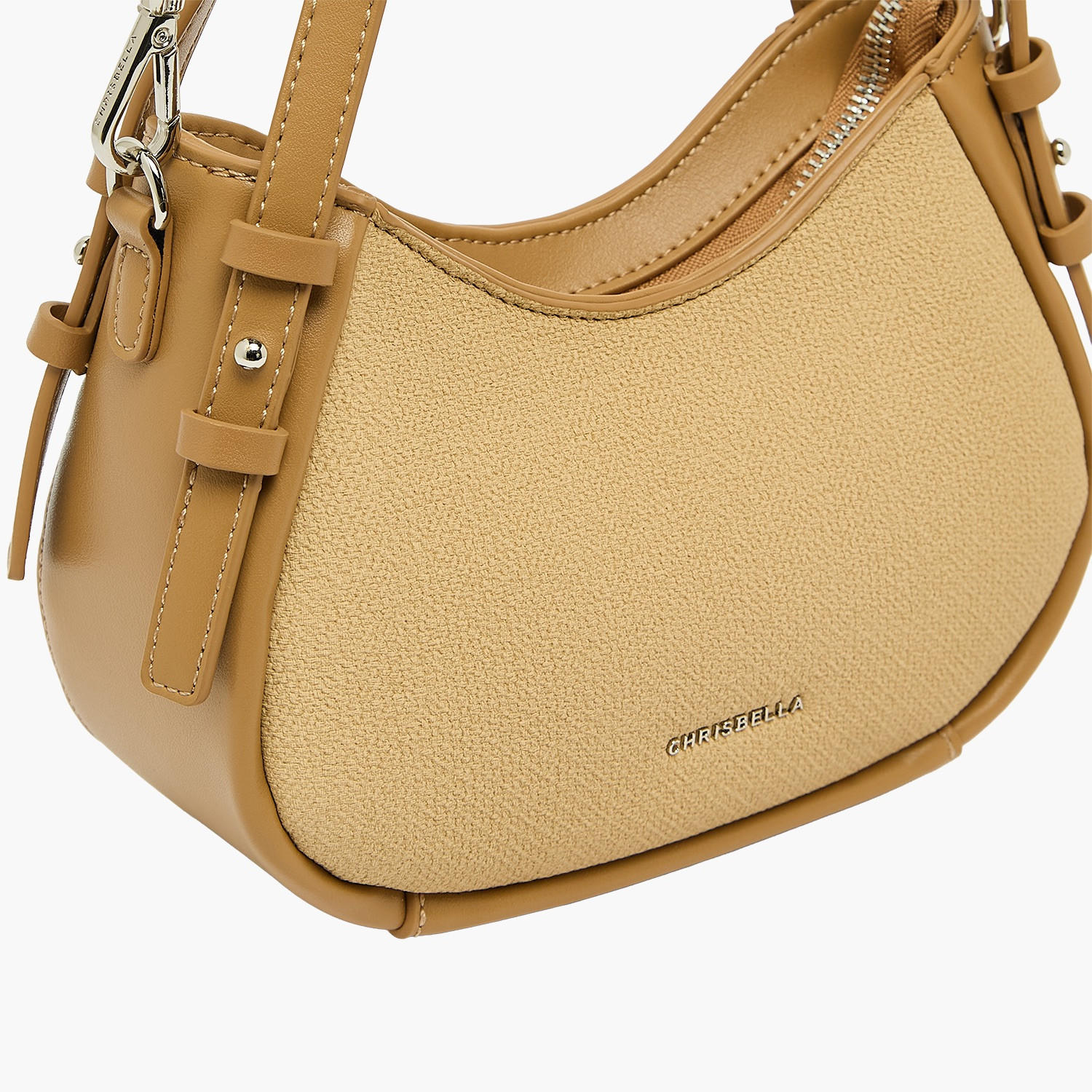 Chrisbella Solid Shoulder Bag with Detachable Strap-women-bagsandwallets-handbags-image-4