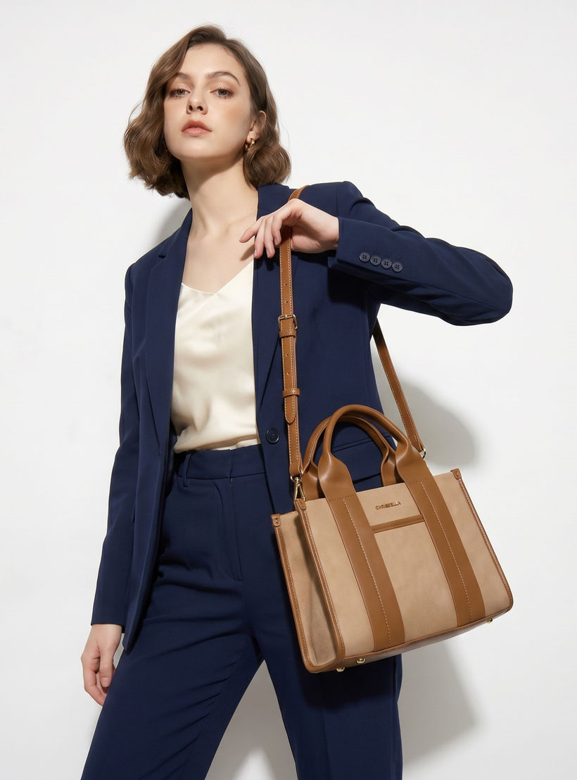 شنطة توت بسحاب إغلاق وألواح من كريسبيلا-women-bagsandwallets-handbags-image-2