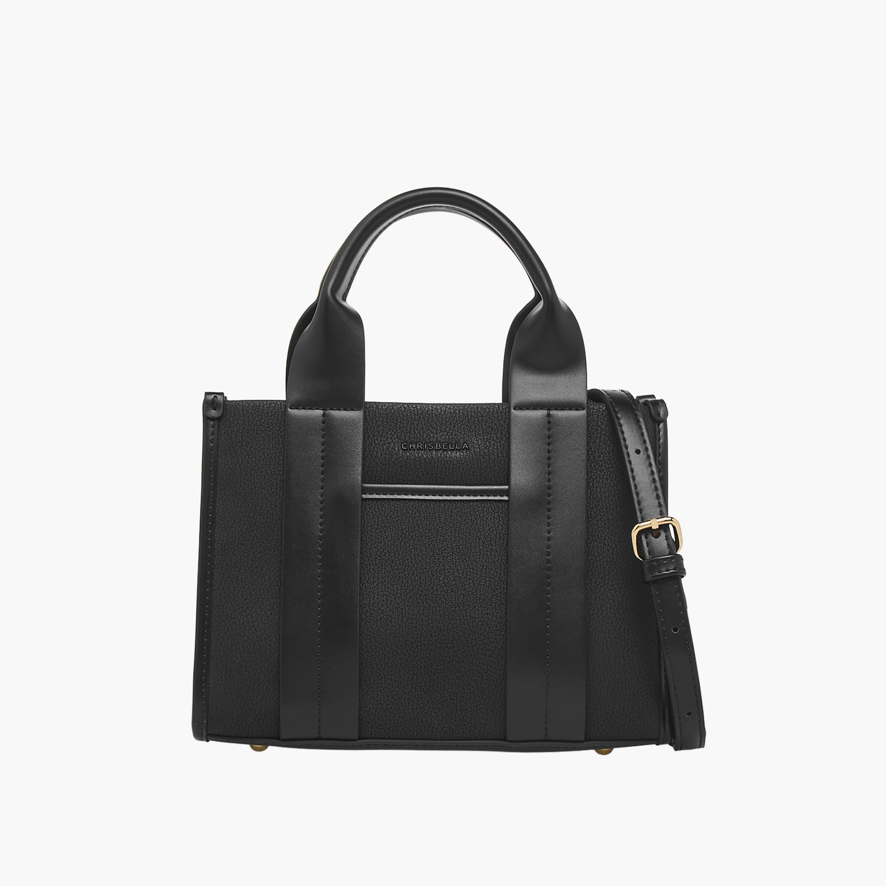 شنطة توتي بارزة الملمس بحزام قابل للفصل من كريسبيلا-women-bagsandwallets-handbags-image-1