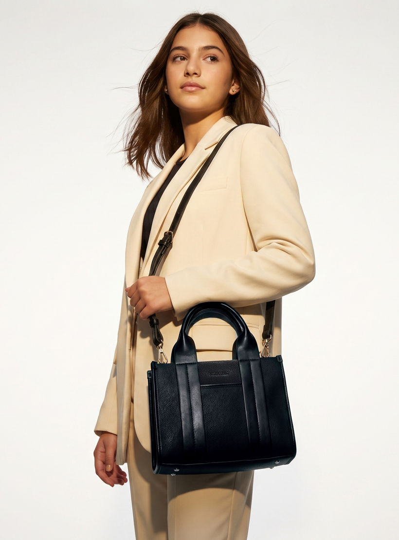 شنطة توتي بارزة الملمس بحزام قابل للفصل من كريسبيلا-women-bagsandwallets-handbags-image-2