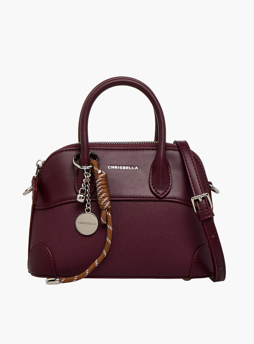 شنطة توتي بارزة الملمس بحزام قابل للفصل من كريسبيلا-women-bagsandwallets-handbags-image-1