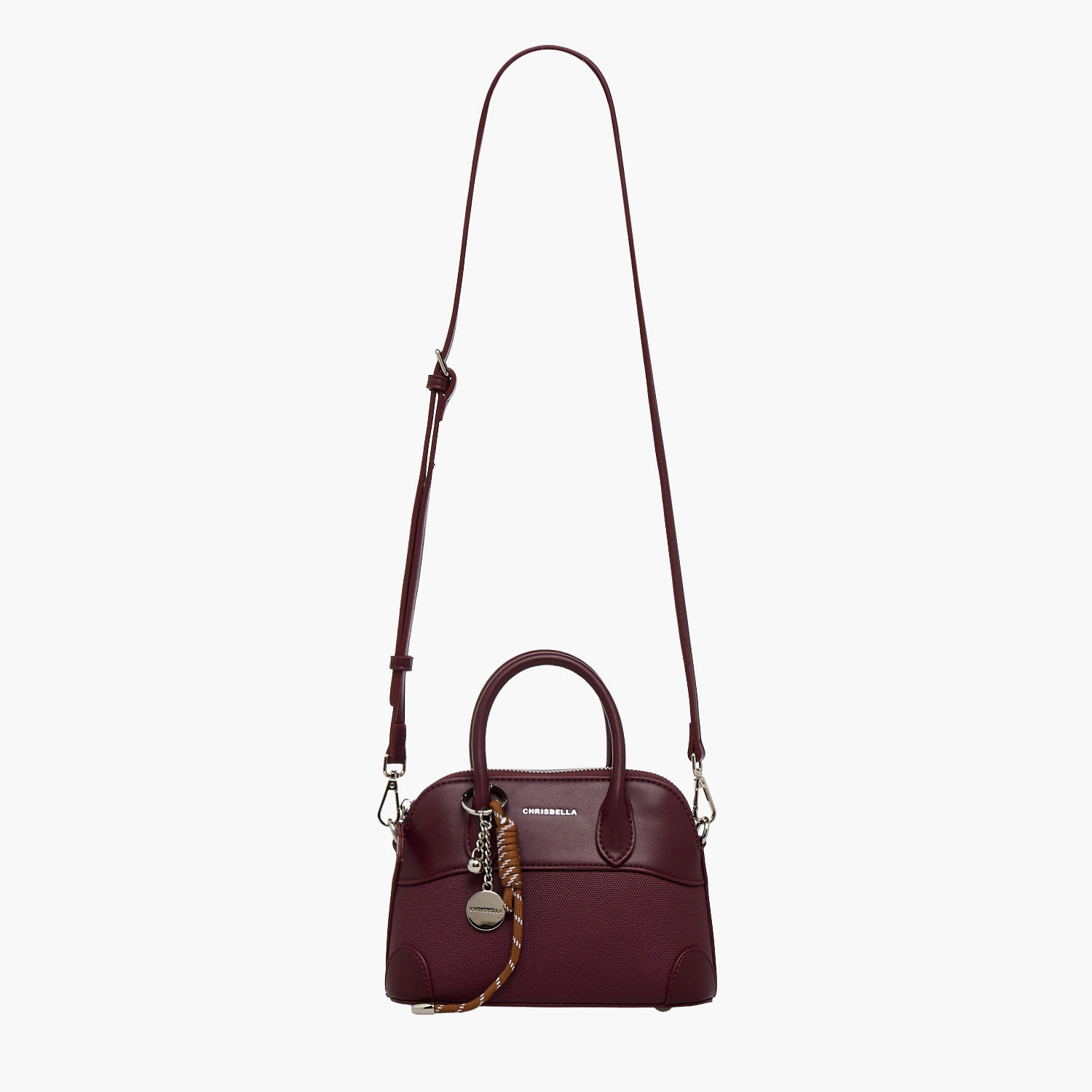 شنطة توتي بارزة الملمس بحزام قابل للفصل من كريسبيلا-women-bagsandwallets-handbags-image-3