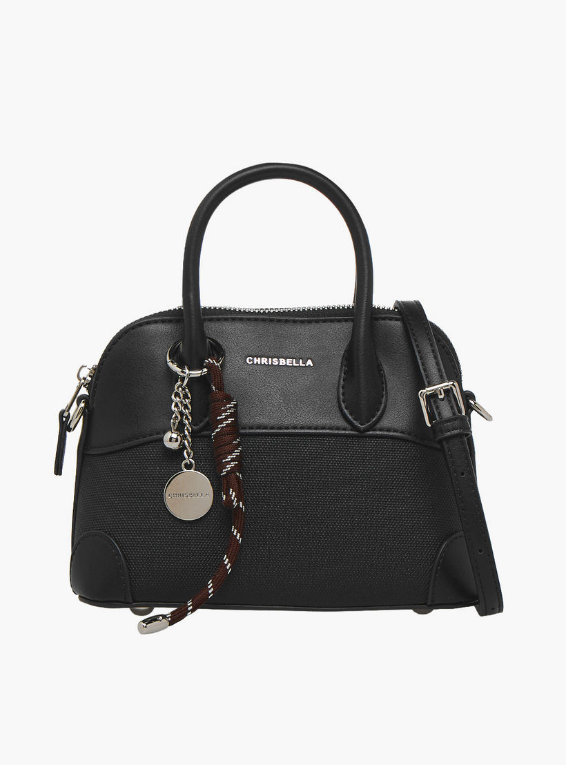 شنطة توتي بارزة الملمس بحزام قابل للفصل من كريسبيلا-women-bagsandwallets-handbags-image-1