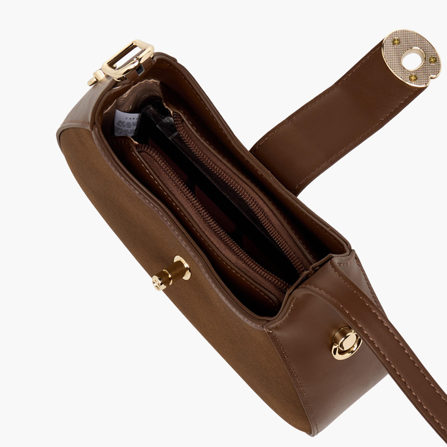 Chrisbella Solid Shoulder Bag with Twist Lock Closure-women-bagsandwallets-handbags-image-8
