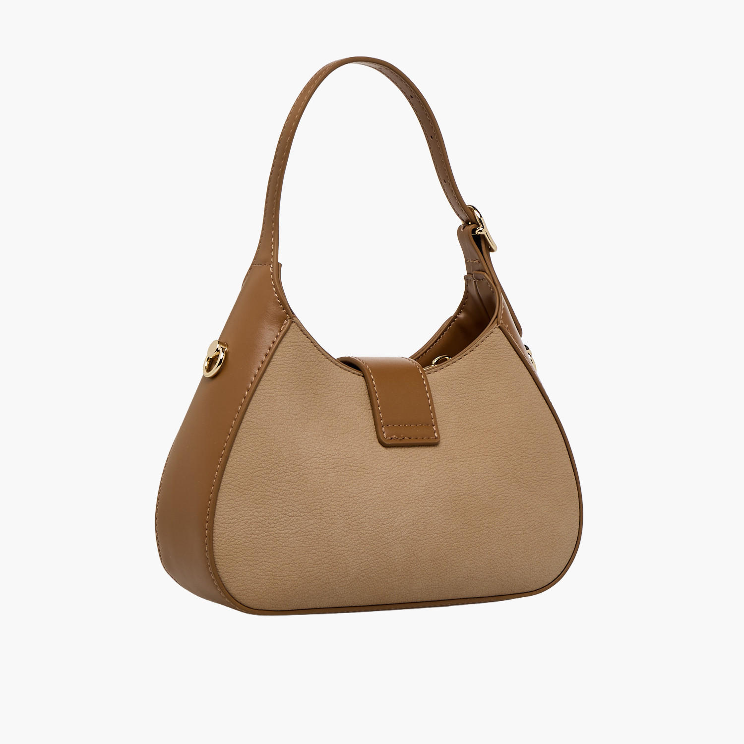 شنطة كتف سادة بقفل إغلاق دوار من كريسبيلا-women-bagsandwallets-handbags-image-4