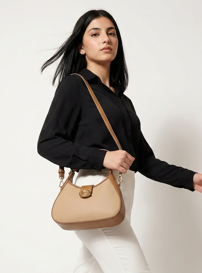 شنطة كتف سادة بقفل إغلاق دوار من كريسبيلا-women-bagsandwallets-handbags-image-2