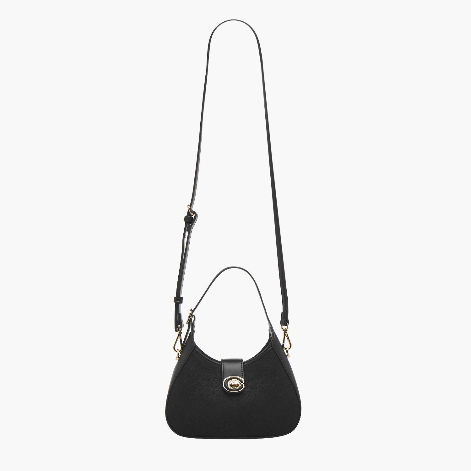 شنطة كتف سادة بقفل إغلاق دوار من كريسبيلا-women-bagsandwallets-handbags-image-3