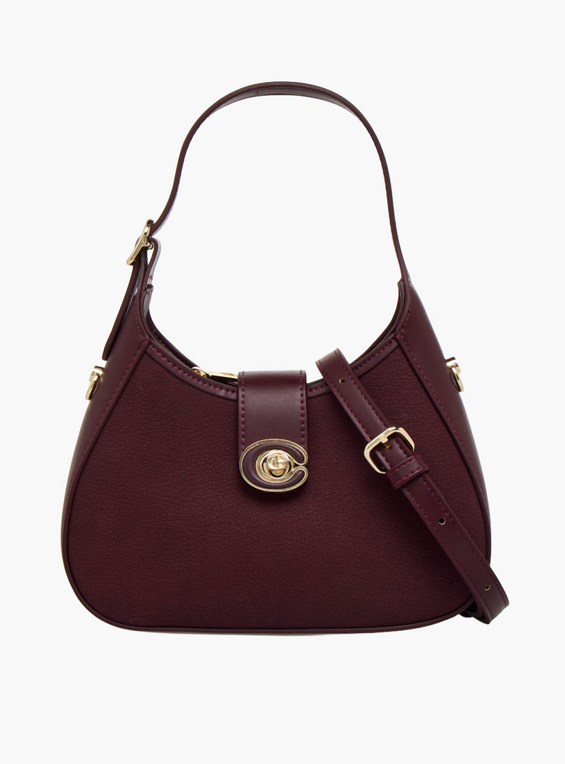 شنطة كتف سادة بقفل إغلاق دوار من كريسبيلا-women-bagsandwallets-handbags-image-1