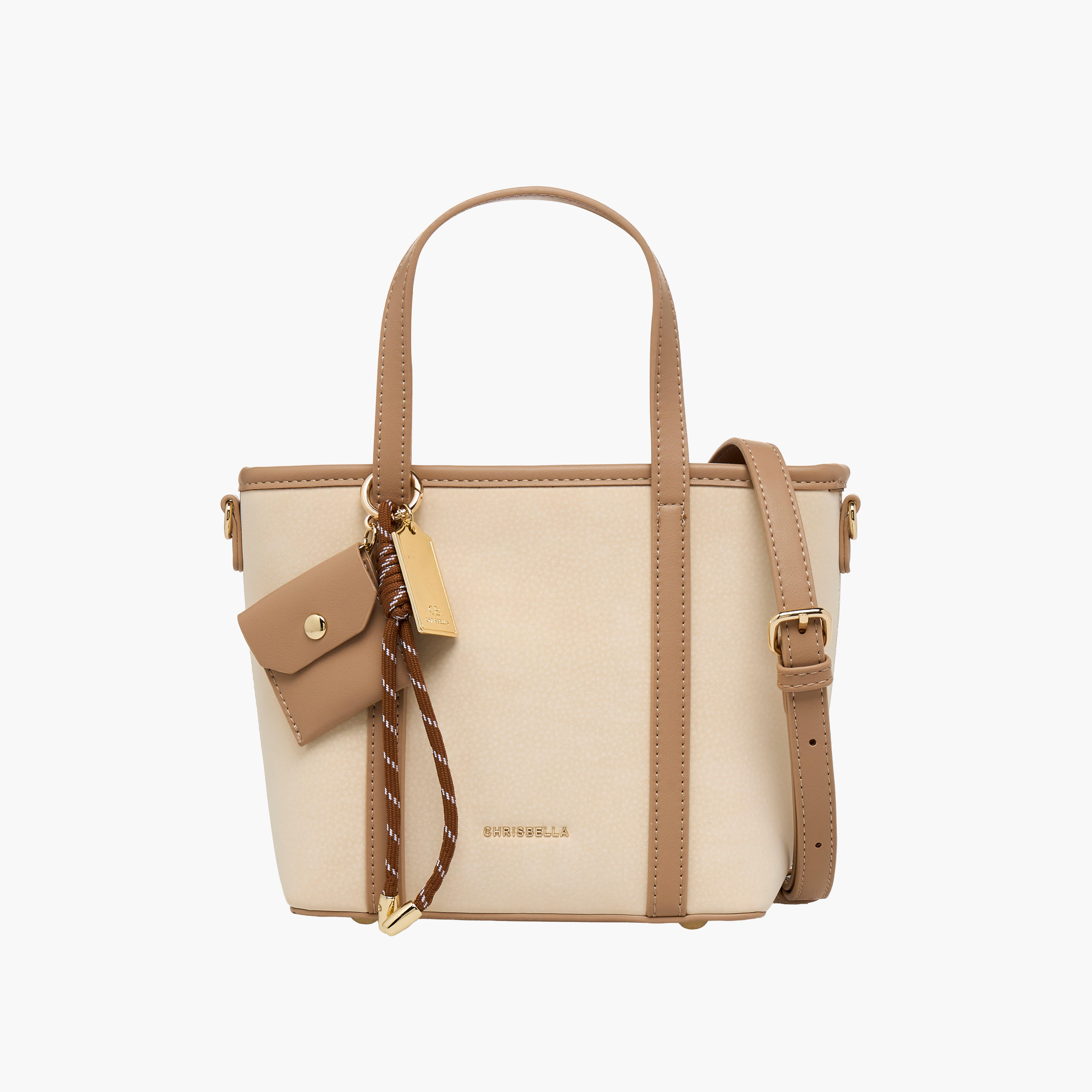 Chrisbella Solid Tote Bag with Zip Closure-women-bagsandwallets-handbags-image-1