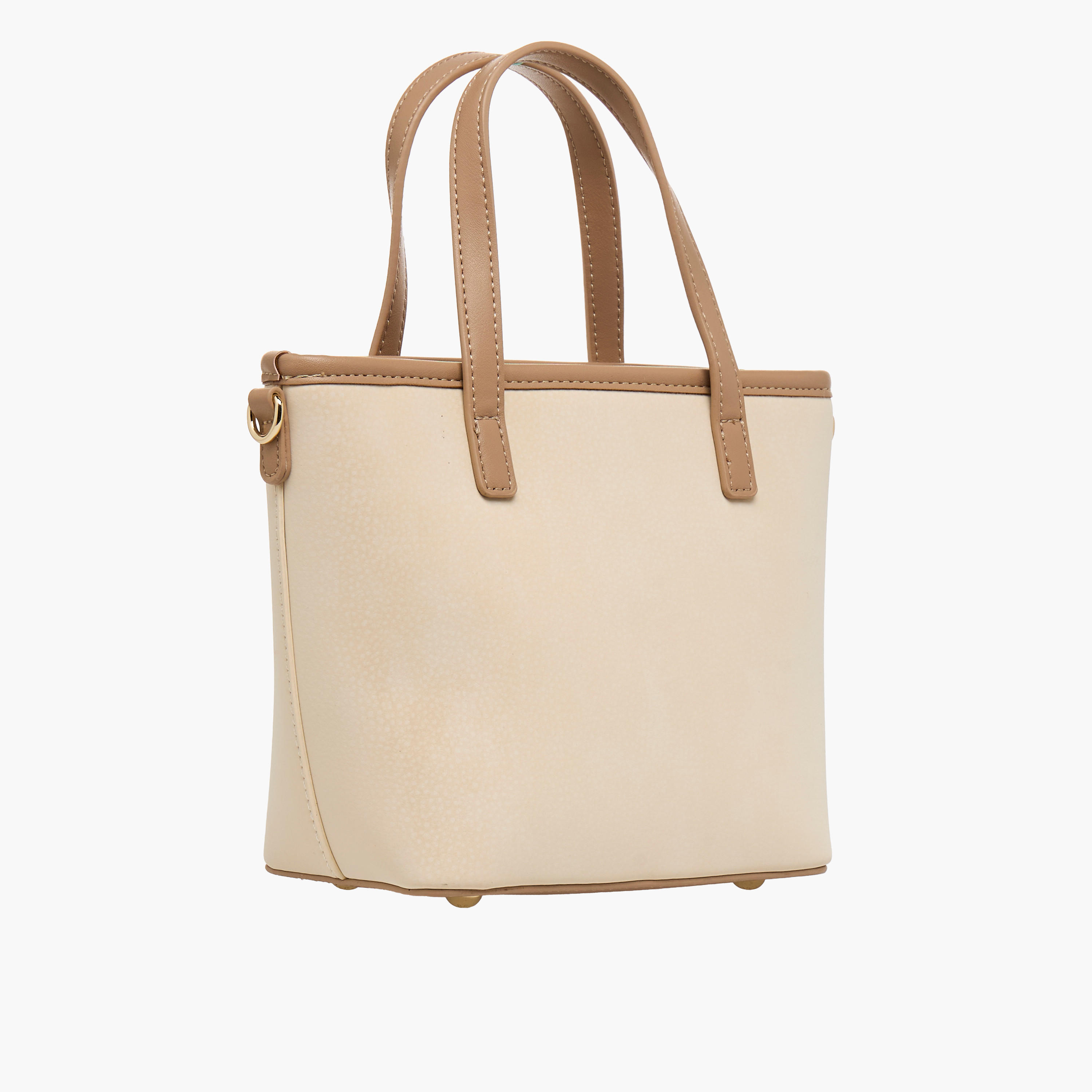 Chrisbella Solid Tote Bag with Zip Closure-women-bagsandwallets-handbags-image-4