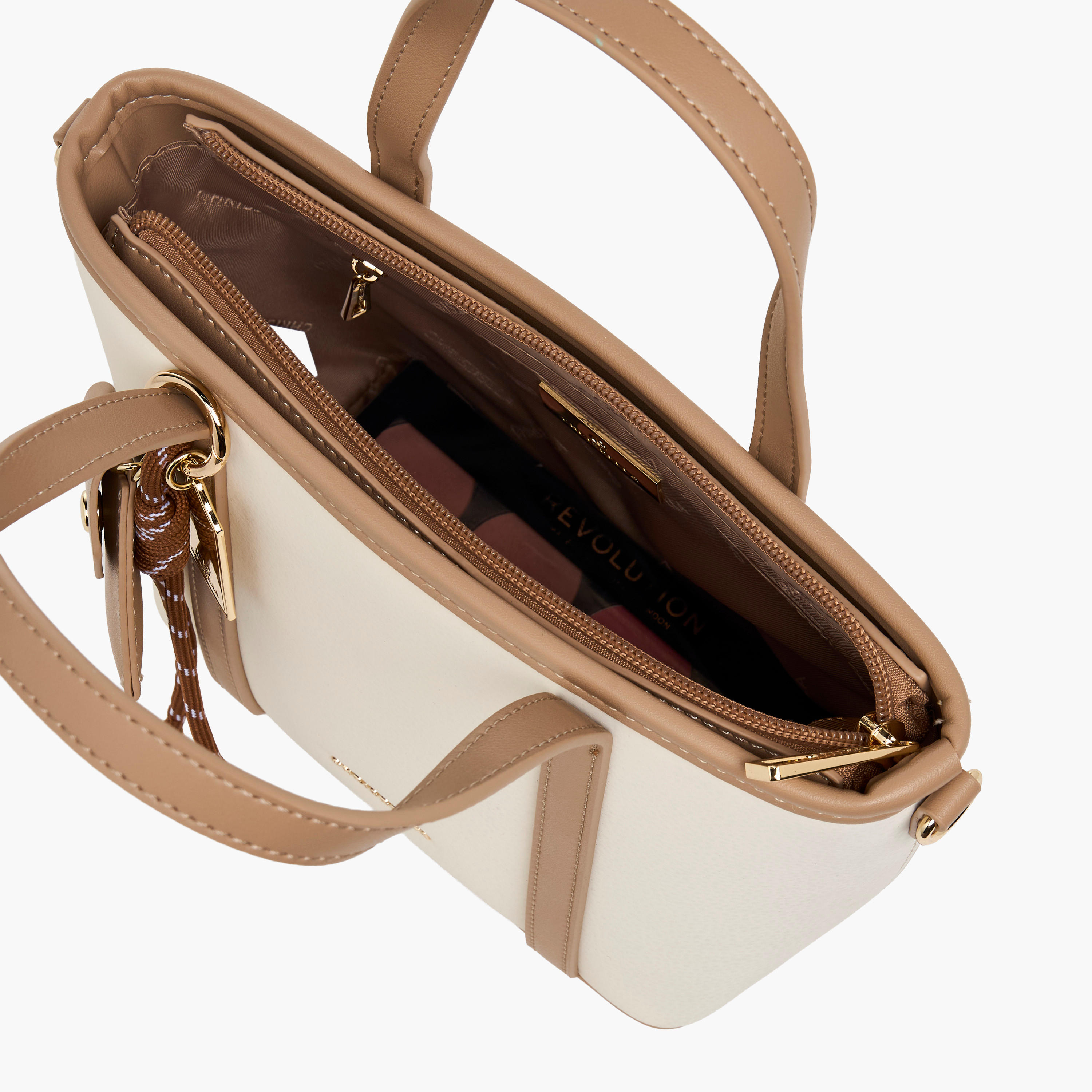 Chrisbella Solid Tote Bag with Zip Closure-women-bagsandwallets-handbags-image-8