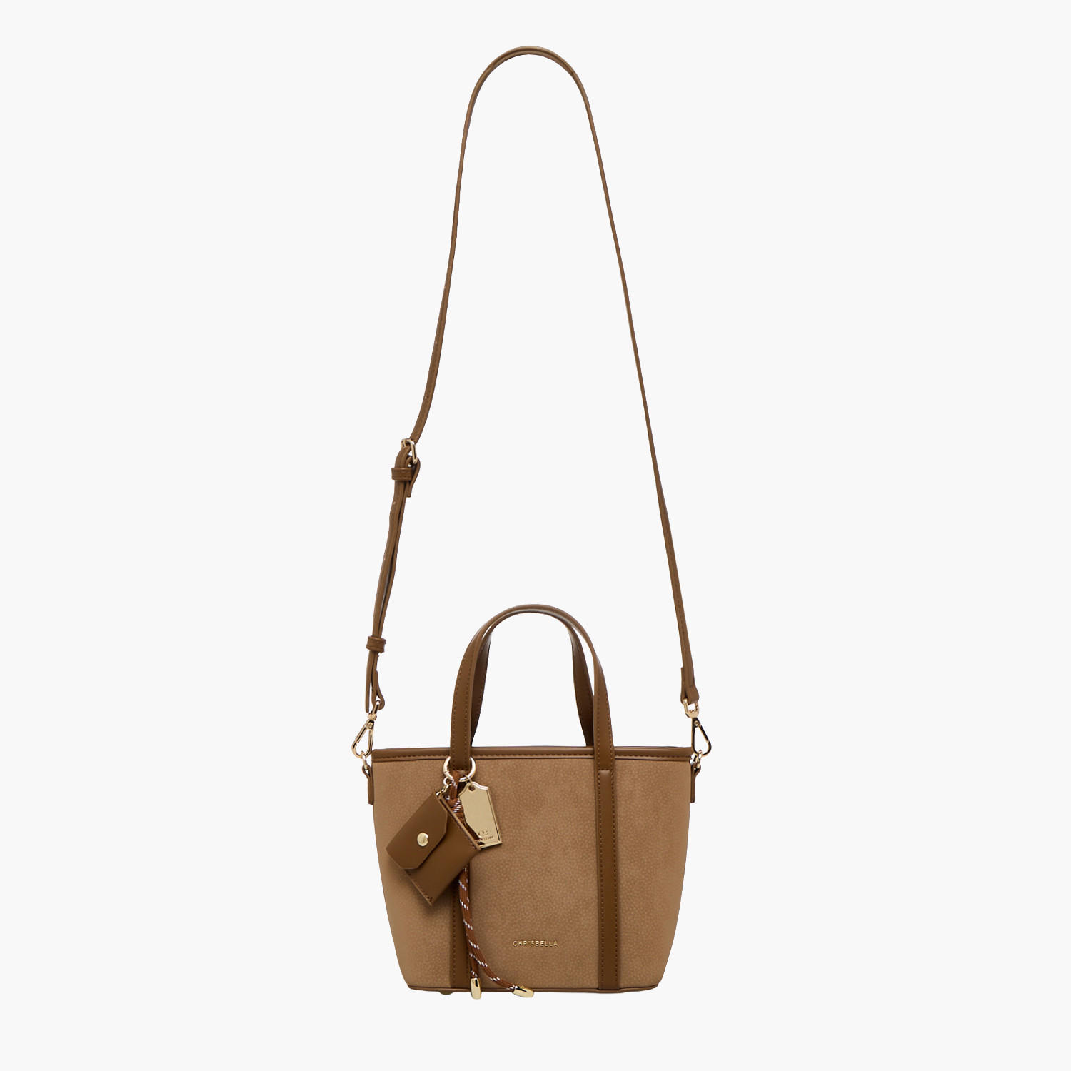 Chrisbella Textured Tote Bag with Zip Closure-women-bagsandwallets-handbags-image-3