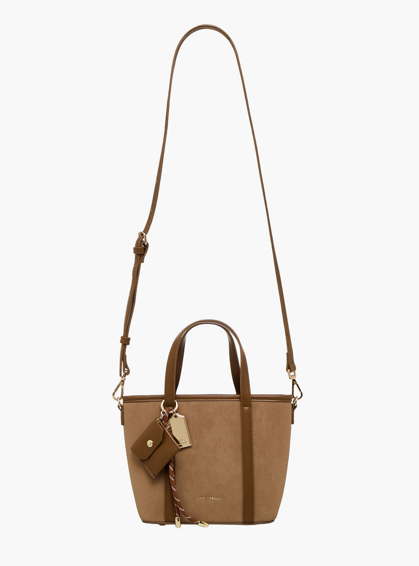 Chrisbella Textured Tote Bag with Zip Closure-women-bagsandwallets-handbags-image-3