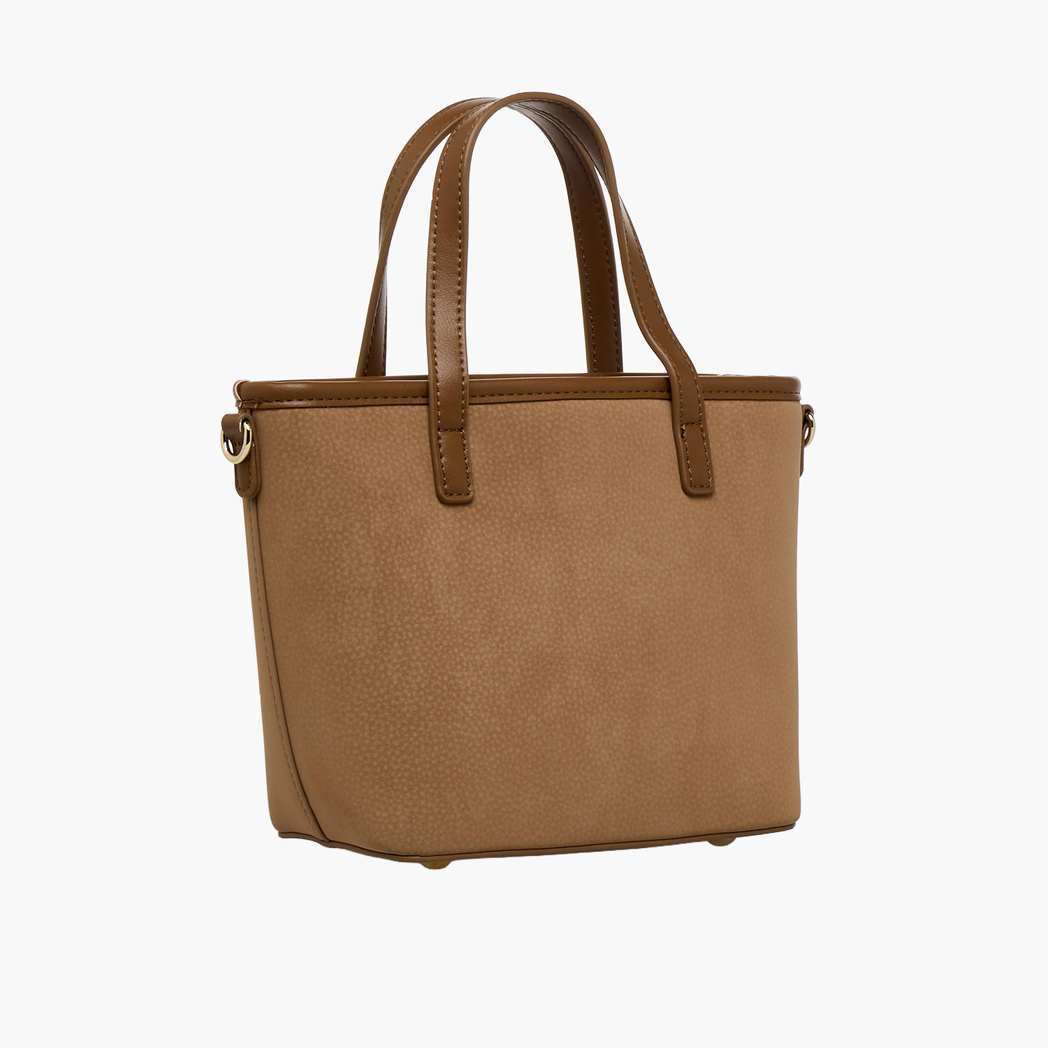 Chrisbella Textured Tote Bag with Zip Closure-women-bagsandwallets-handbags-image-4