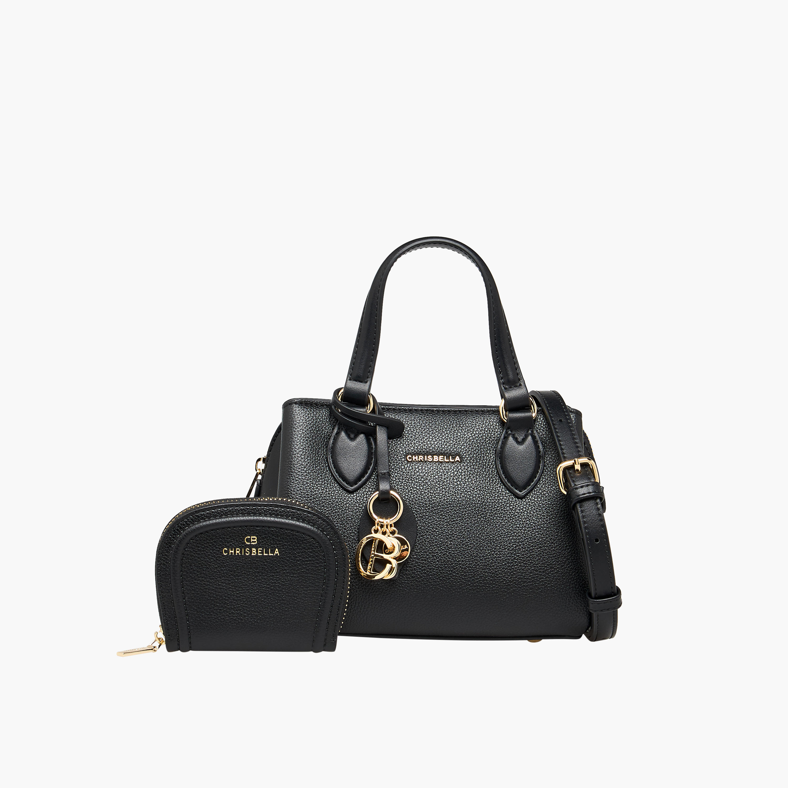 شنطة توتي بارزة الملمس مع محفظة من كريسبيلا-women-bagsandwallets-handbags-image-1